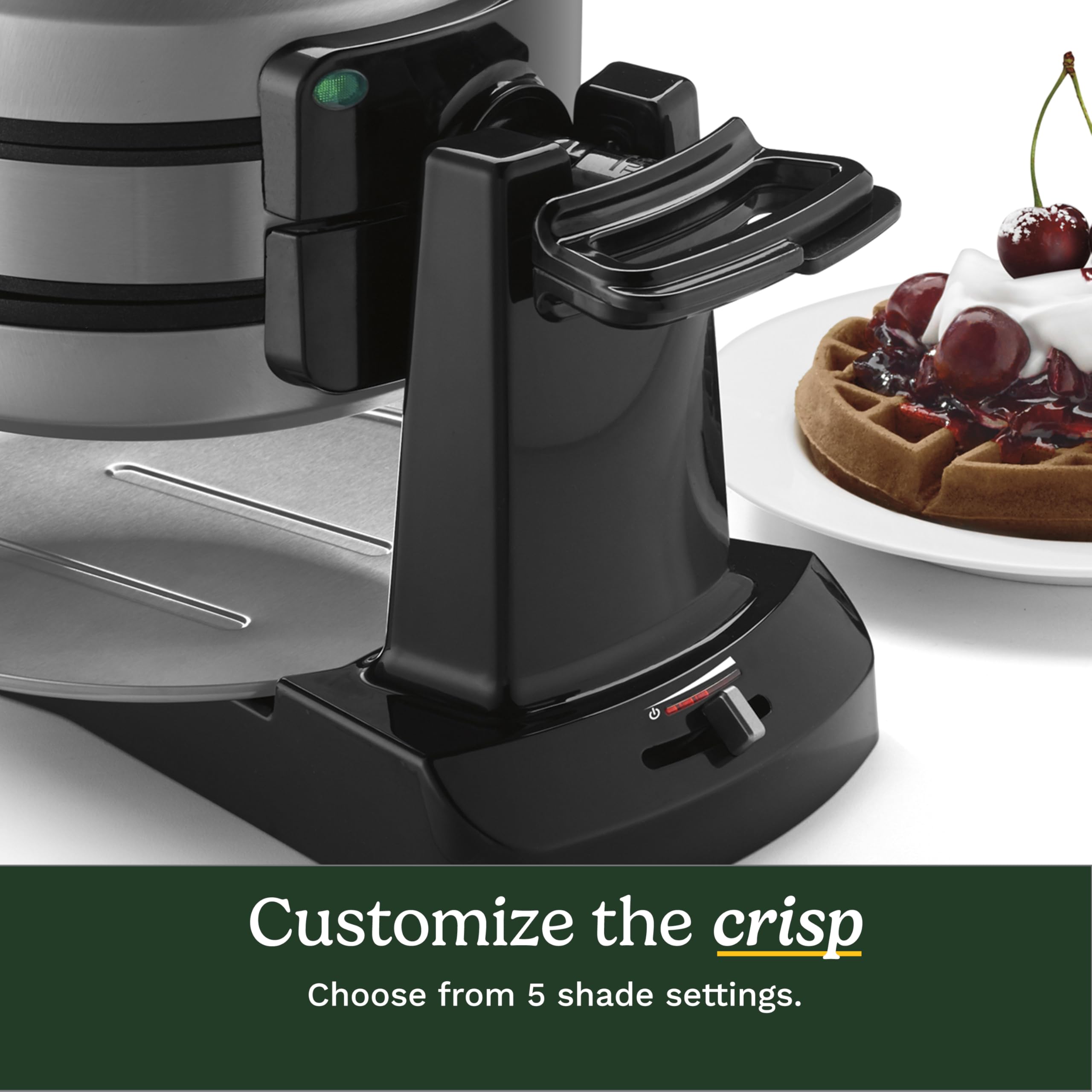 cuisinart-double-flip-belgian-waffle-maker-waf-f40nas-stainless-steel-grey-and-b image 7