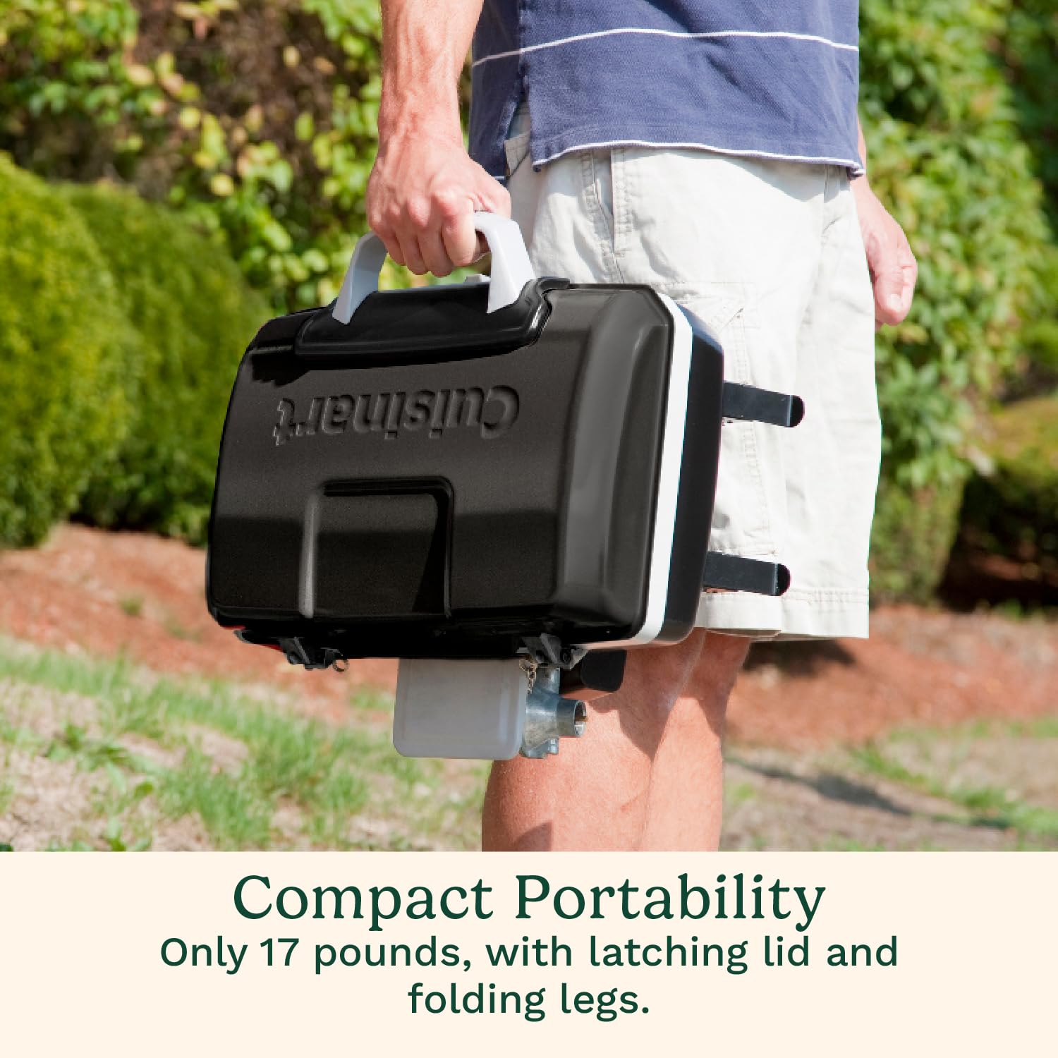 cuisinart-petite-gourmet-portable-gas-grill-compact-tabletop-bbq-with-5-500-btu- image 5