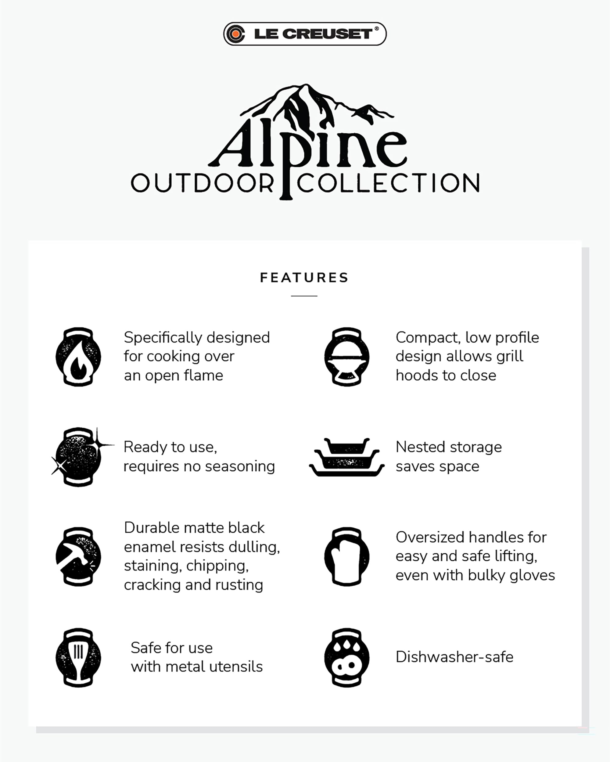 le-creuset-alpine-outdoor-collection-enameled-cast-iron-round-utility-pan-3-5-qt image 8