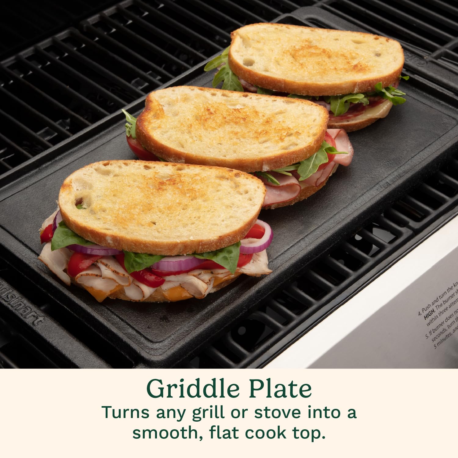 cuisinart-reversible-cast-iron-grill-griddle-plate-15-75-x-9 image 4