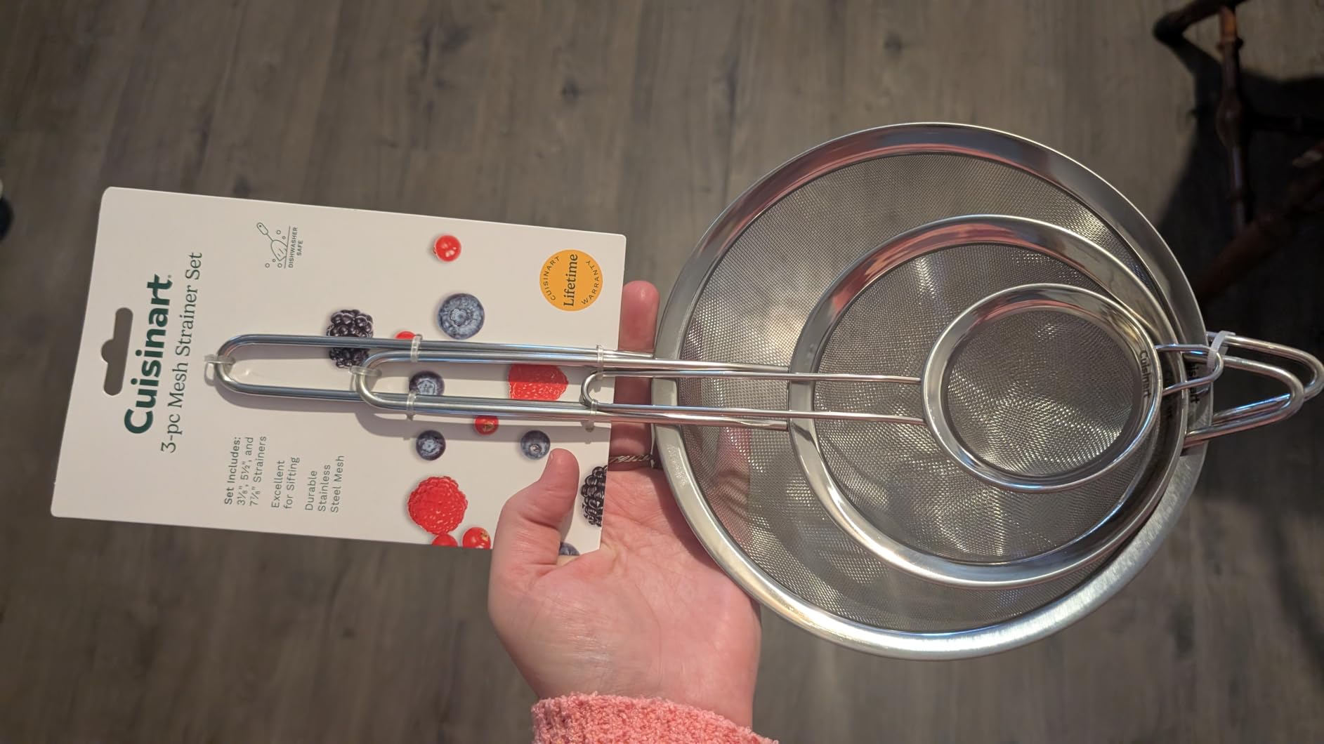 Good strainers, but handle could be better