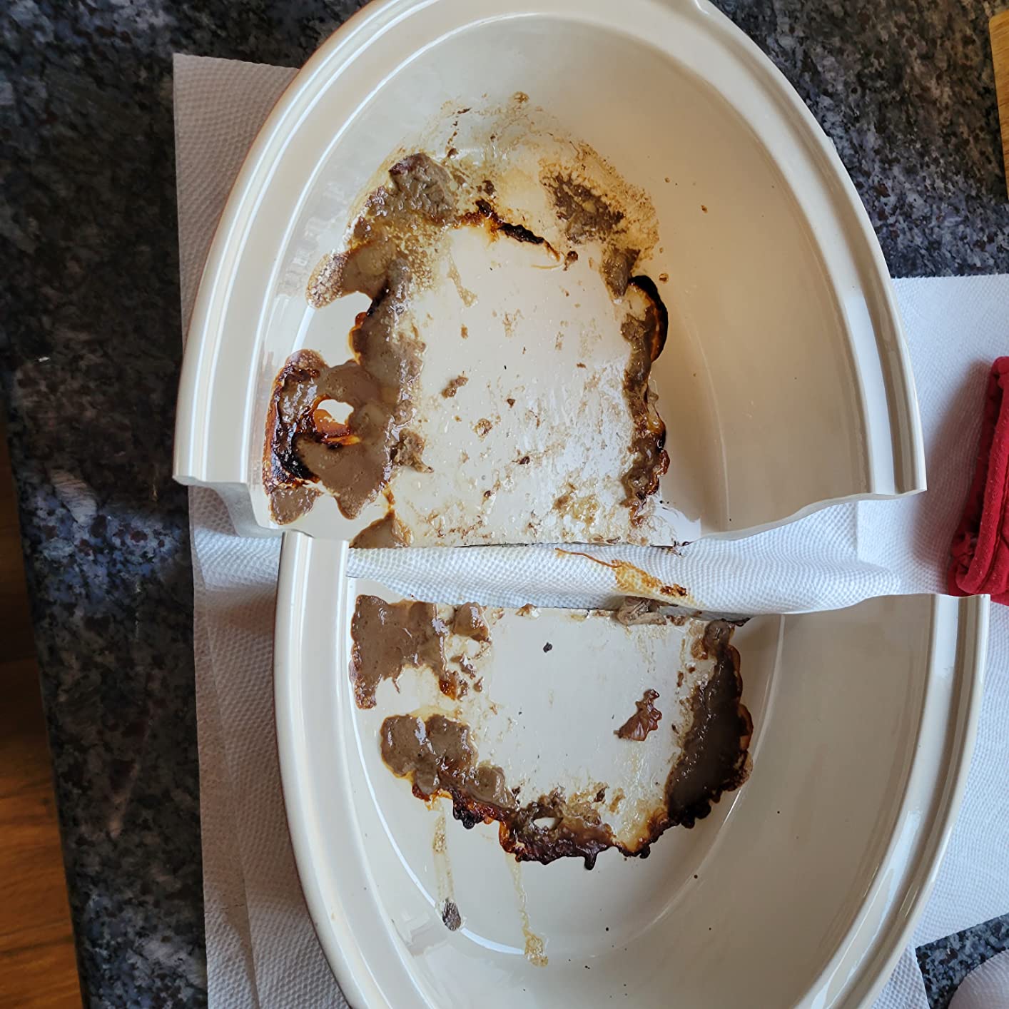 Cracked after first use