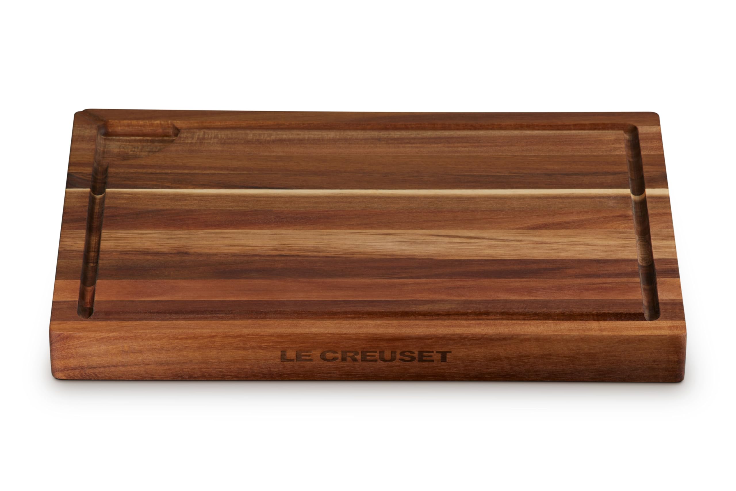 le-creuset-acacia-wood-butcher-block-cutting-board-16-inch-fsc-certified-multi-p image 8