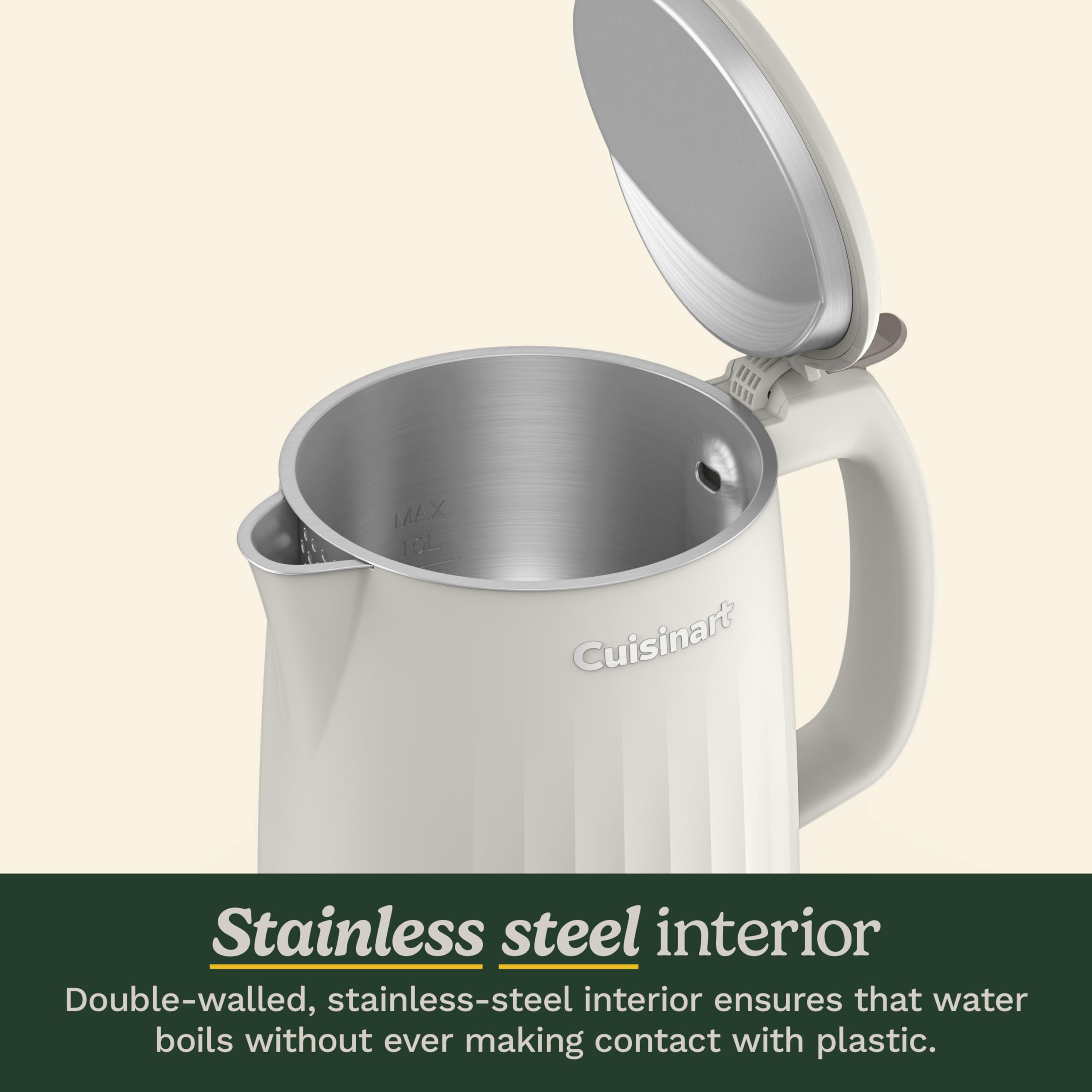 cuisinart-soho-1-liter-double-wall-electric-hot-water-kettle-truffle image 4