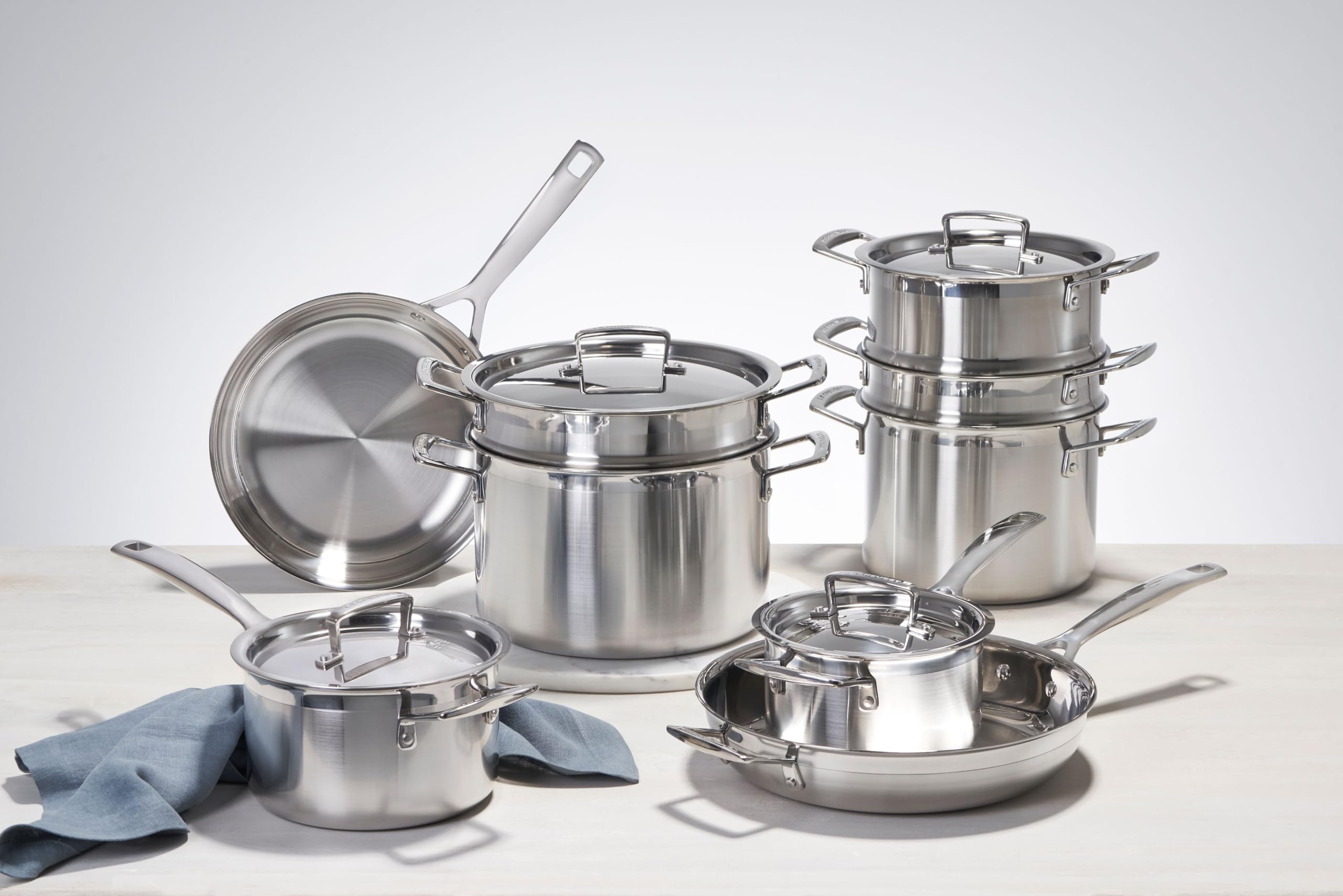 le-creuset-stainless-steel-classic-3-ply-stockpot-10qt image 6