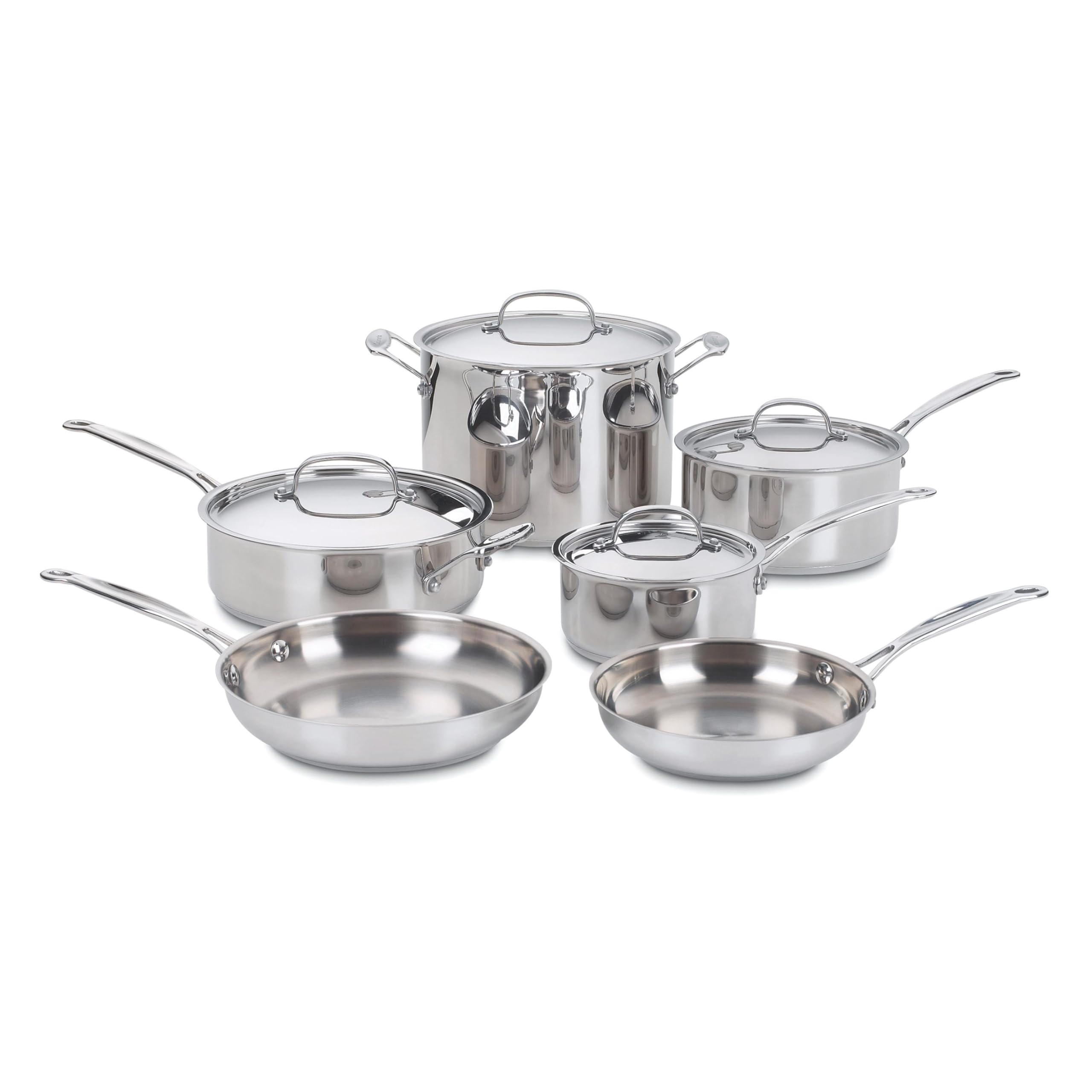 cuisinart-chef-s-classic-stainless-10-piece-cookware-set-77-10p1 image 1