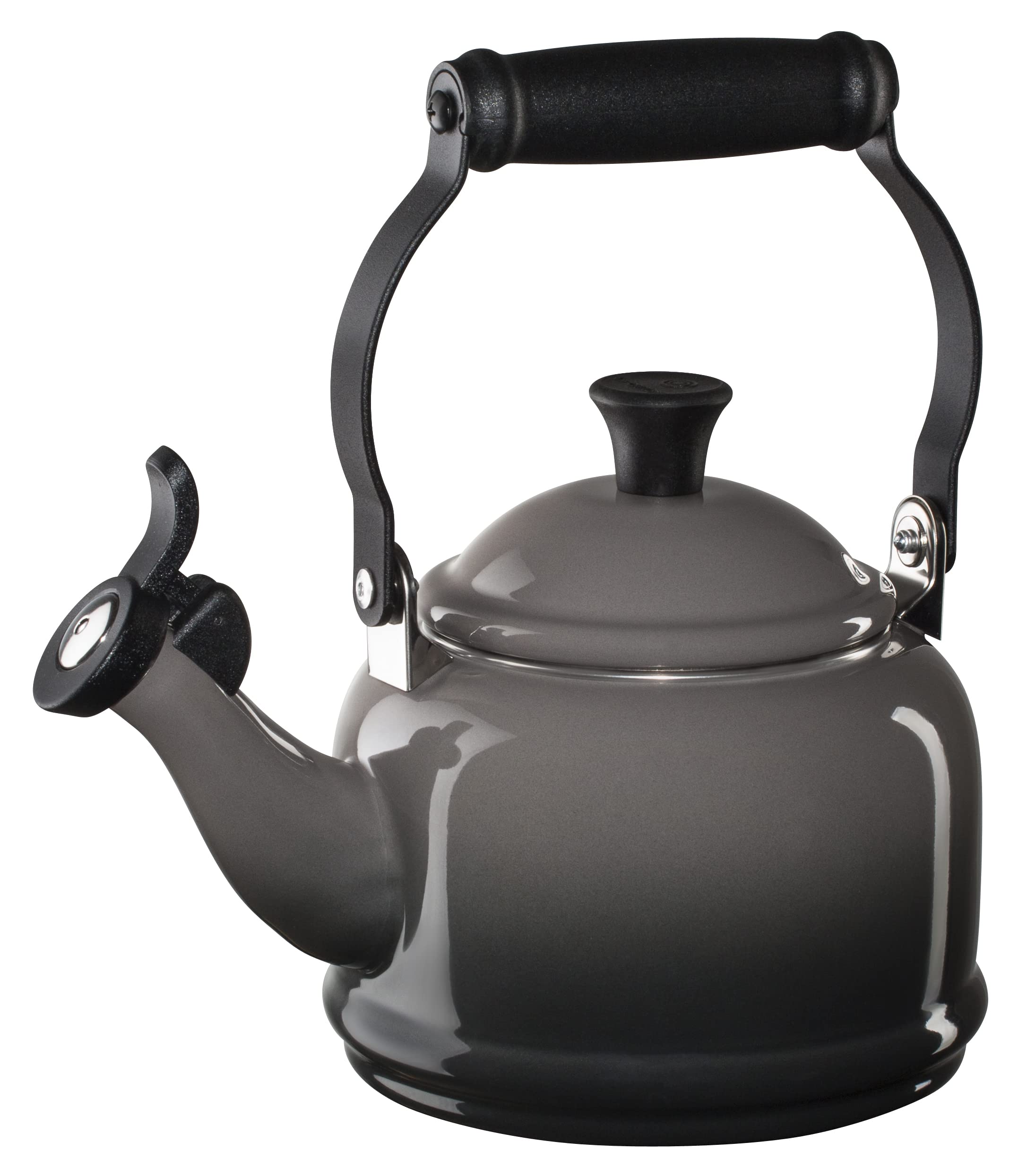 le-creuset-enamel-on-steel-demi-tea-kettle-1-25-qt-artichaut-fast-heating-whistl image 4