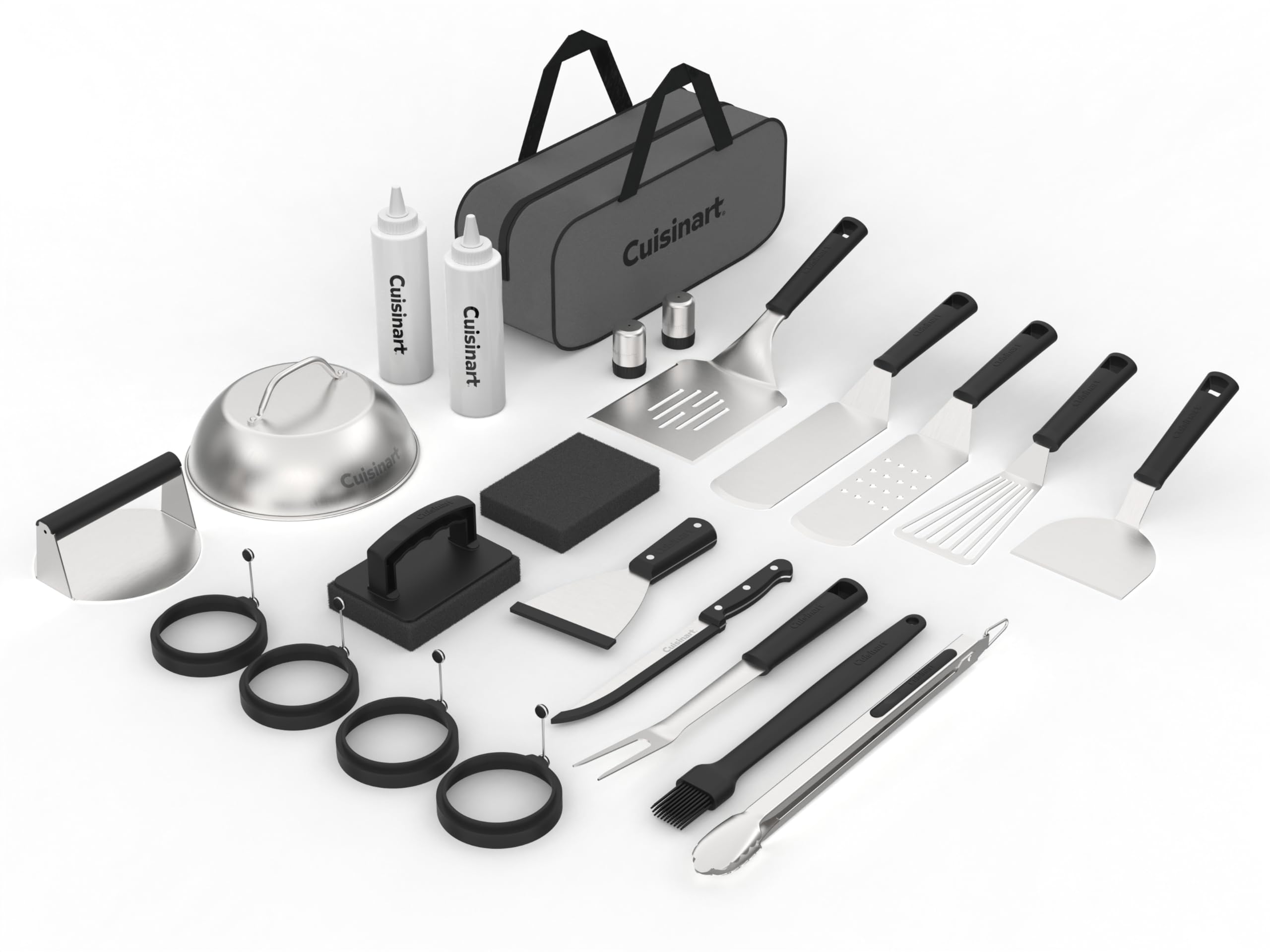 cuisinart-24-piece-griddle-tool-set-with-storage-tote-stainless-steel image 1