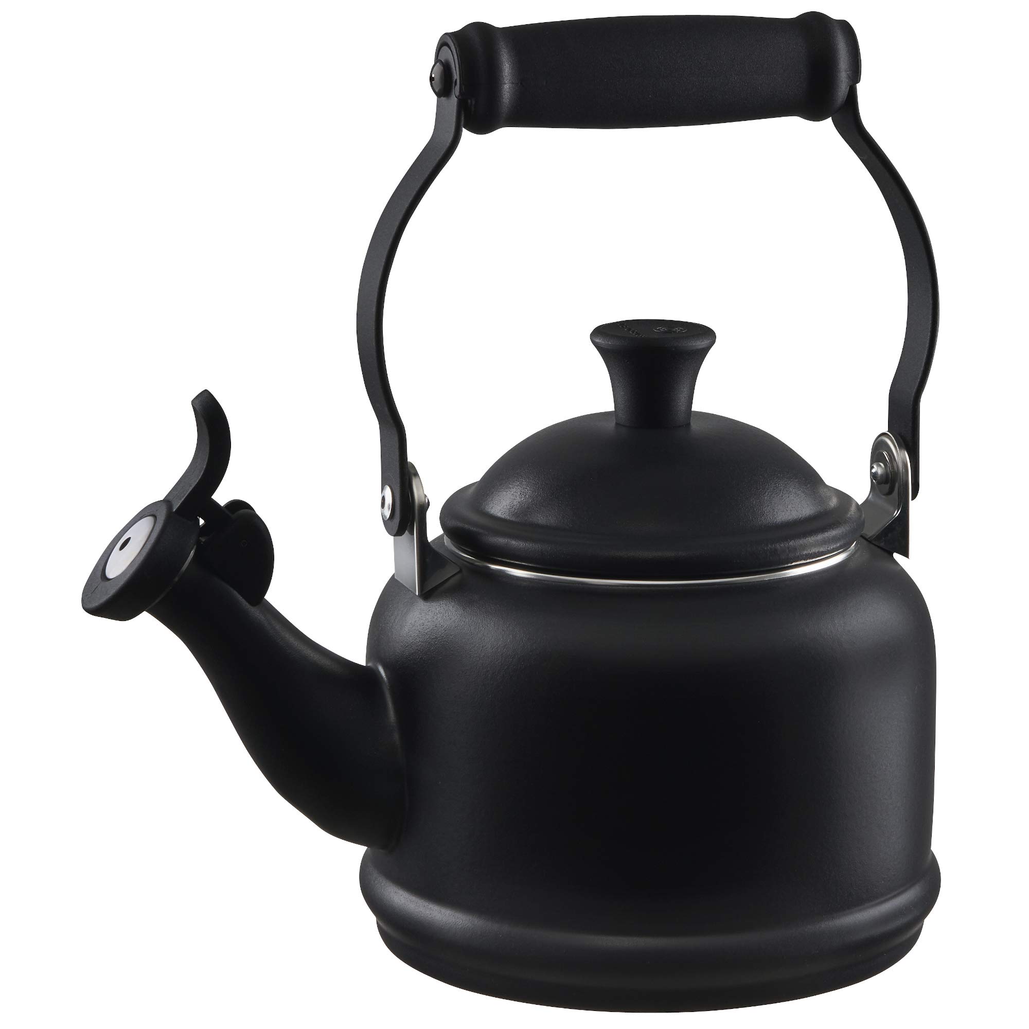 le-creuset-enamel-on-steel-demi-tea-kettle-1-25-qt-artichaut-fast-heating-whistl image 8