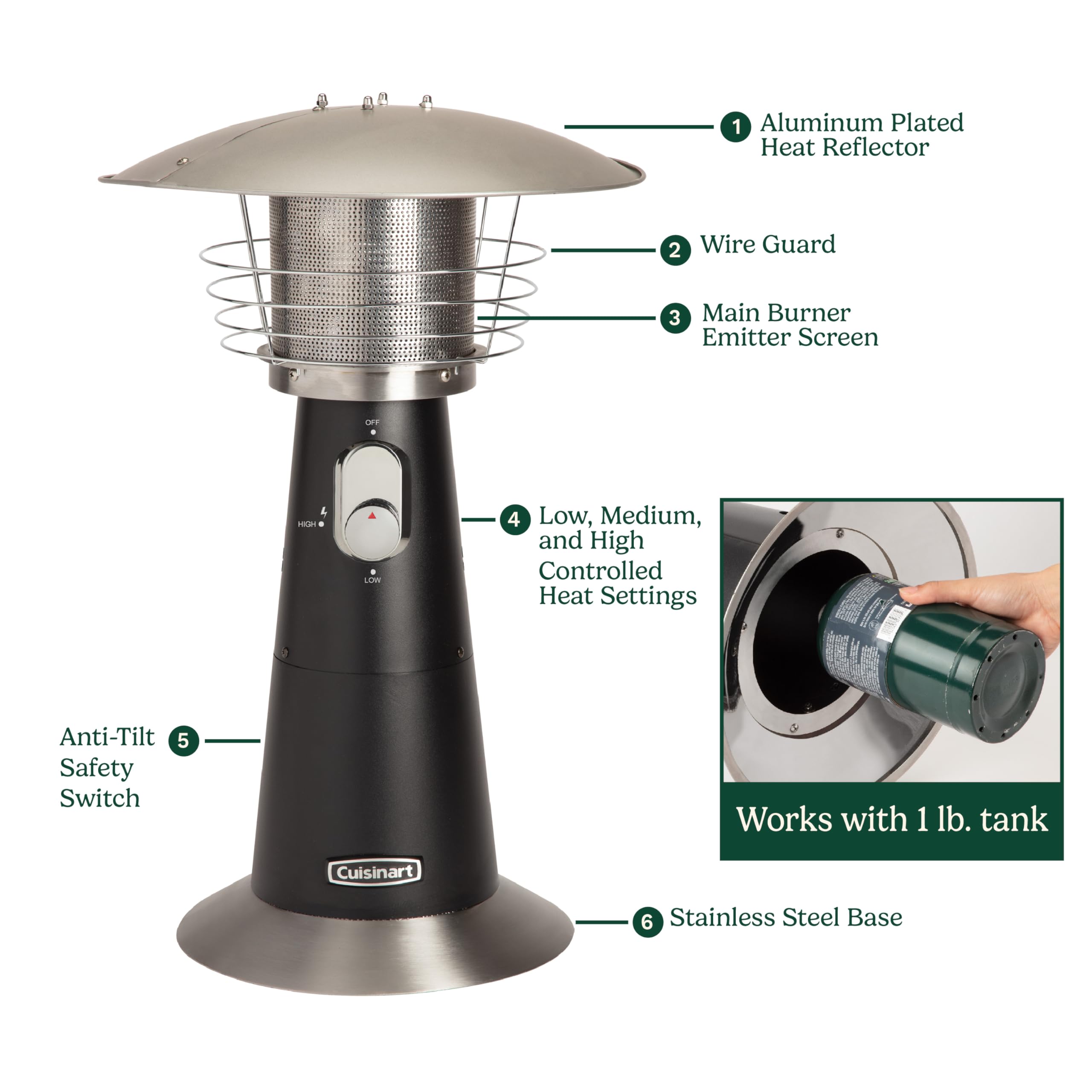 cuisinart-portable-tabletop-patio-heater-11-000-btu-black image 6
