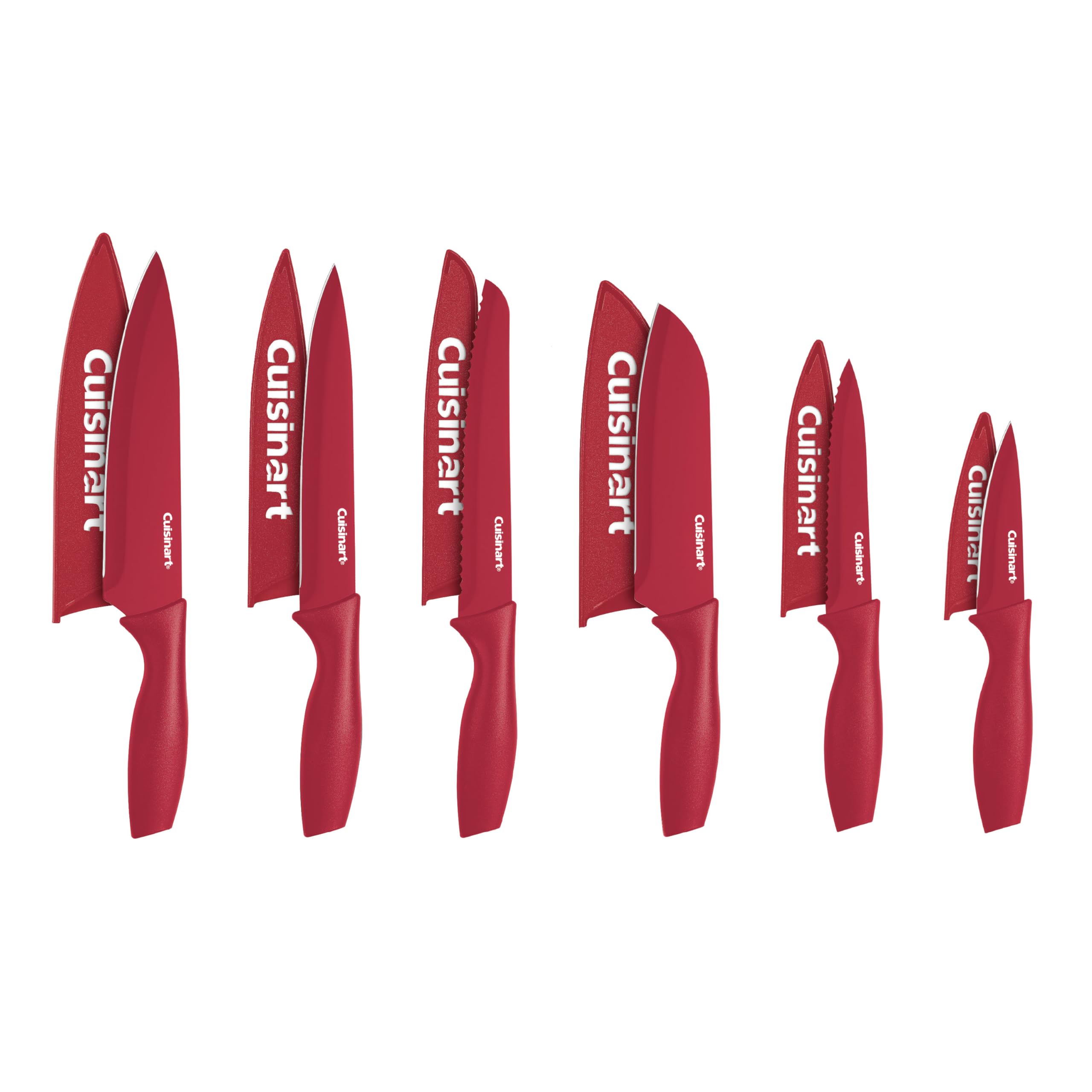 cuisinart-advantage-12-piece-ceramic-coated-knife-set-with-blade-guards image 2