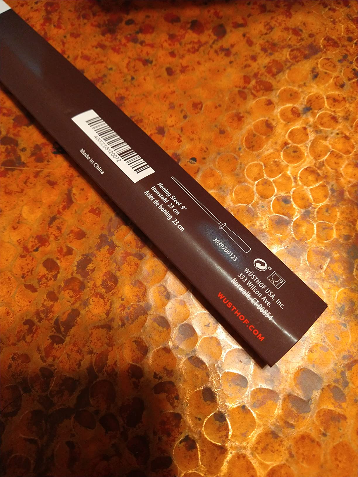 Solid honing steel