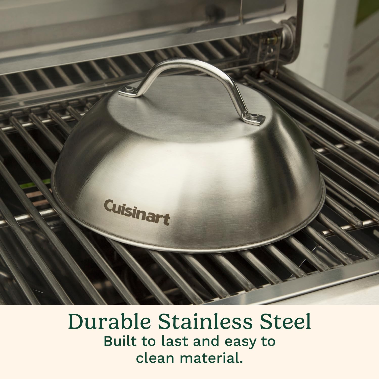 cuisinart-cmd-108-9-inch-stainless-steel-melting-dome-for-grills-griddles-and-sk image 5