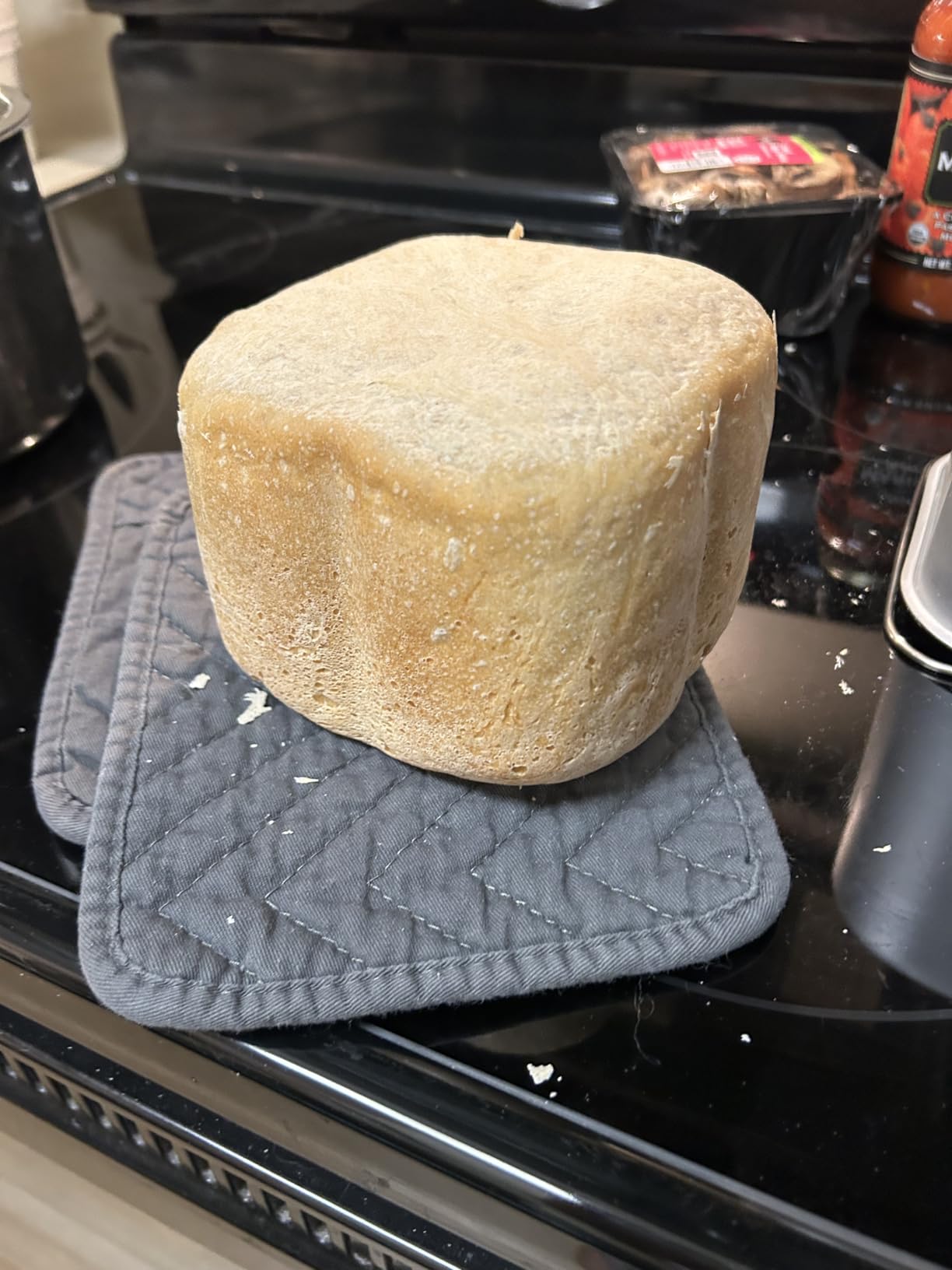 Good bread, but noisy