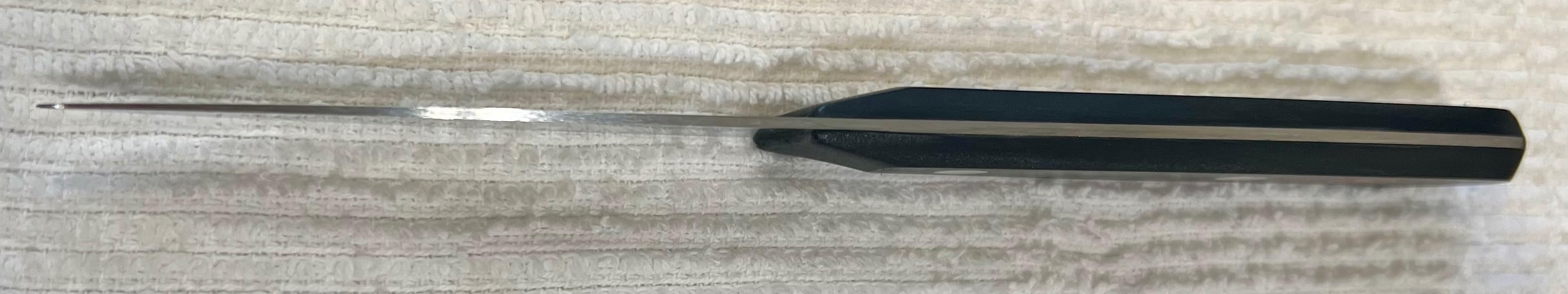 Nice knife, but handle is slippery