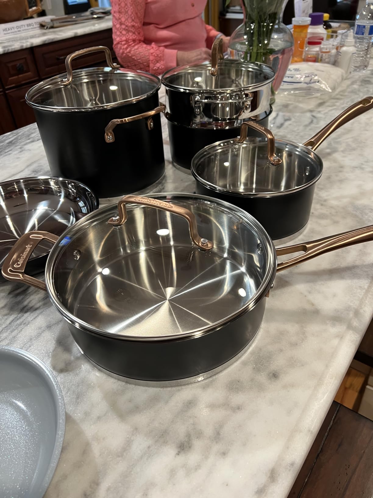 Nice, but the pans are a bit small