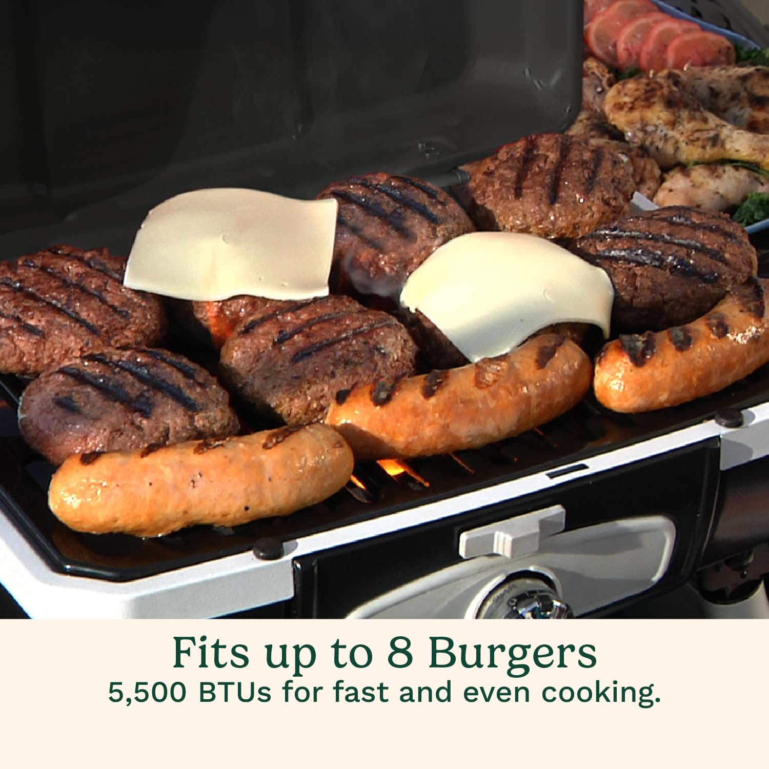 cuisinart-petite-gourmet-portable-gas-grill-compact-tabletop-bbq-with-5-500-btu- image 4