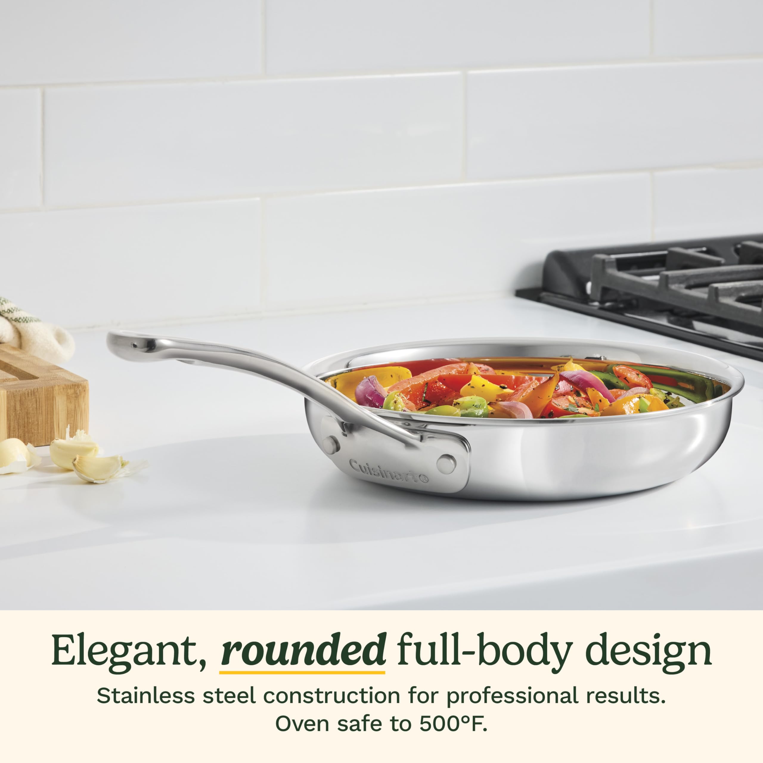 cuisinart-pureclad-triple-ply-8-stainless-steel-skillet-pct22-20 image 4