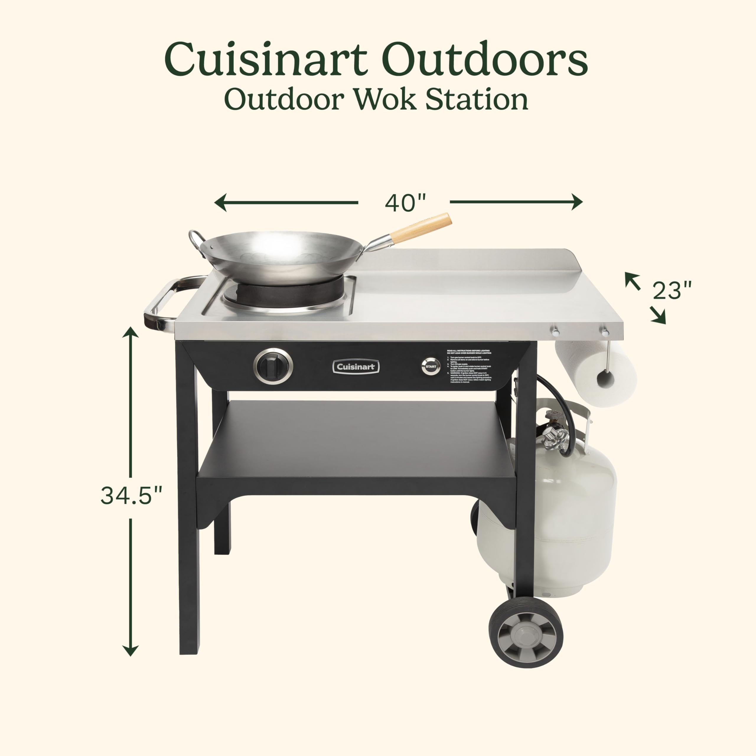 cuisinart-outdoor-wok-station-with-50-000-btu-burner-14-carbon-steel-wok-prep-ta image 2