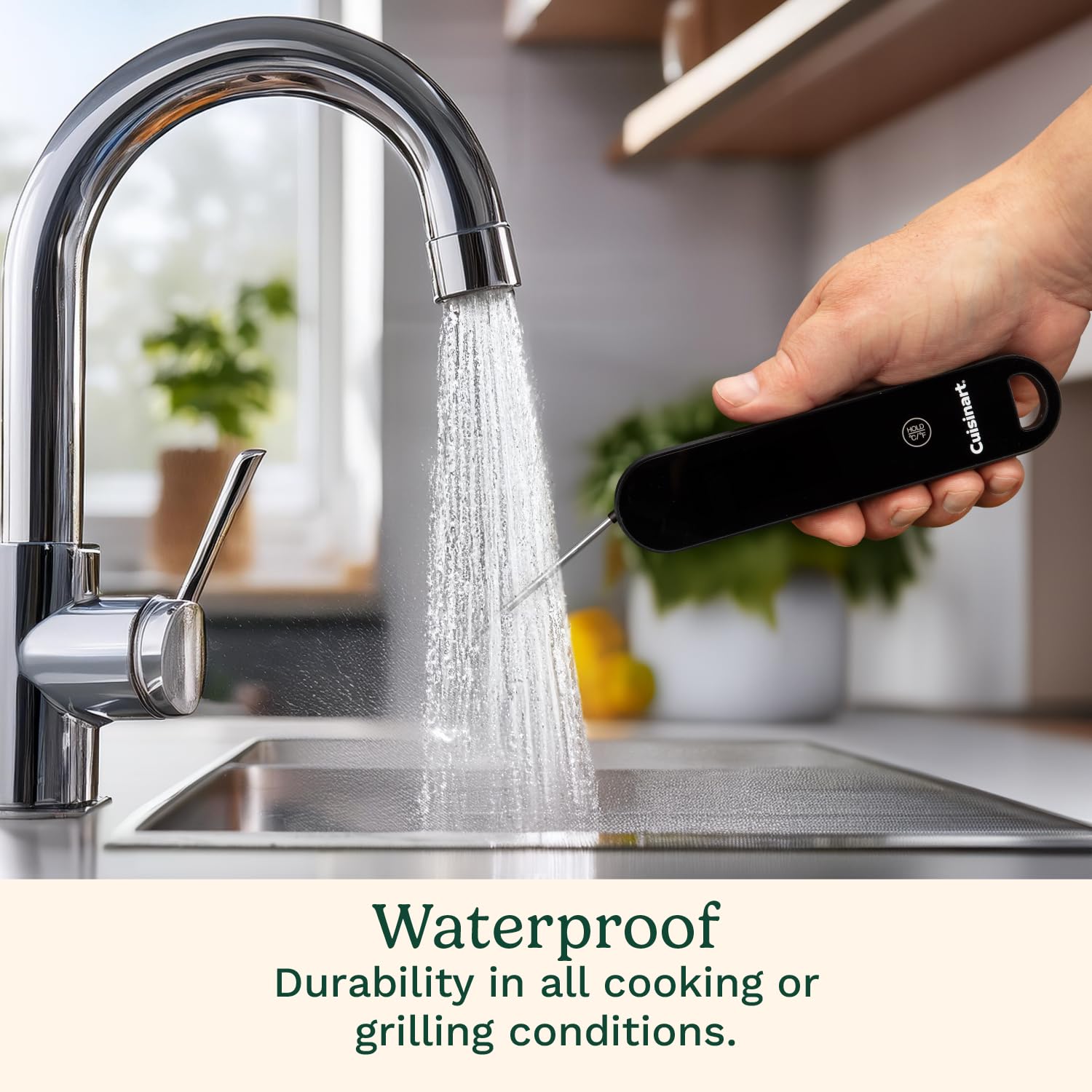 cuisinart-led-digital-pro-instant-read-thermometer-waterproof-ambidextrous-0-6s- image 3