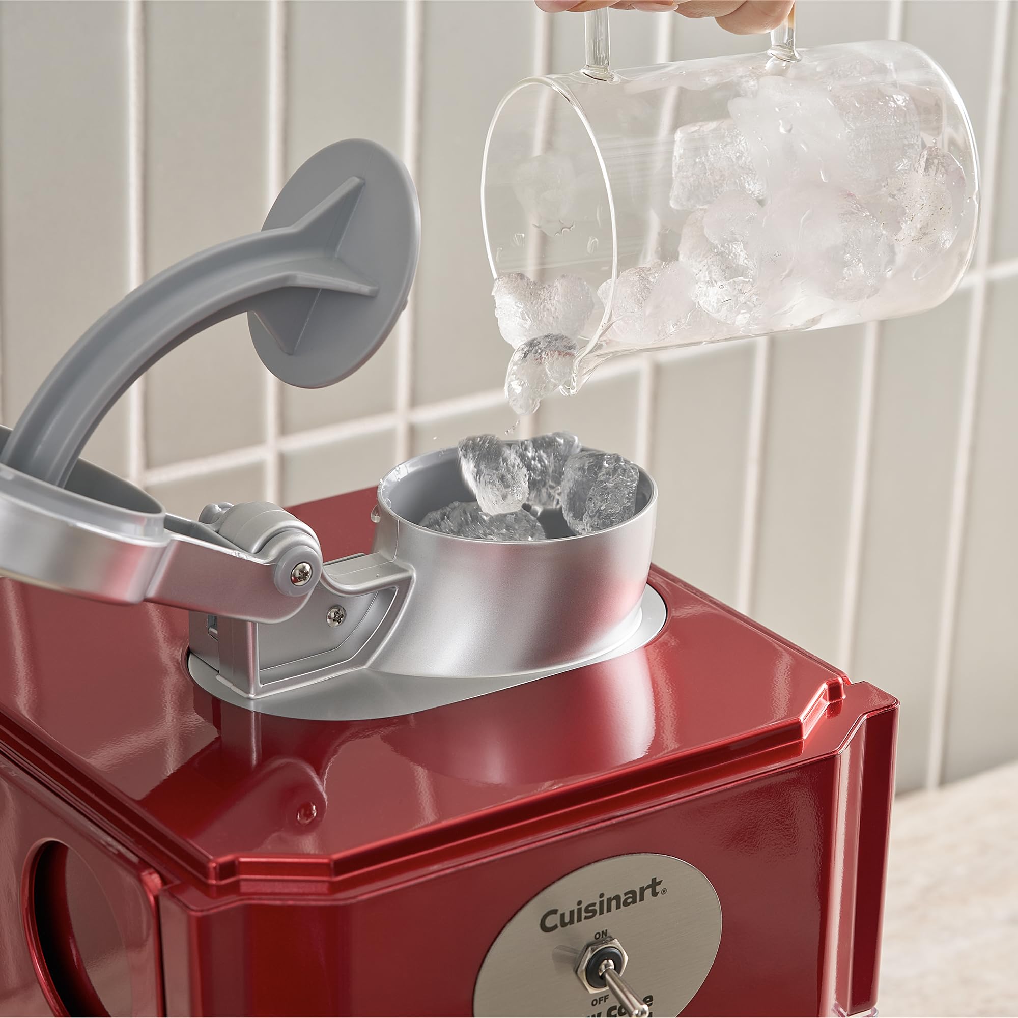 cuisinart-snow-cone-machine-scm-10p1-home-shaved-ice-maker-red image 3