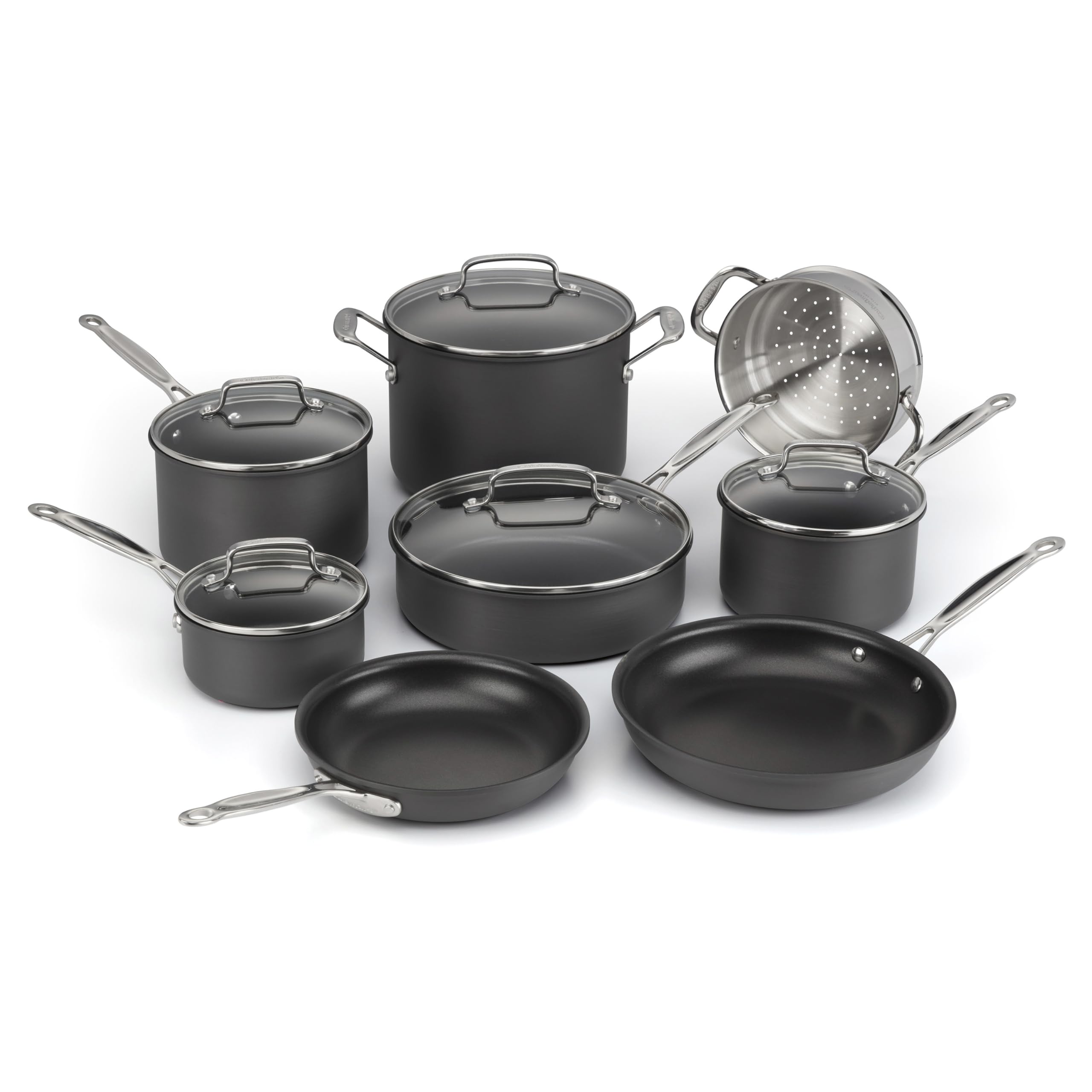 cuisinart-chef-s-classic-nonstick-hard-anodized-cookware-13-piece-set image 1
