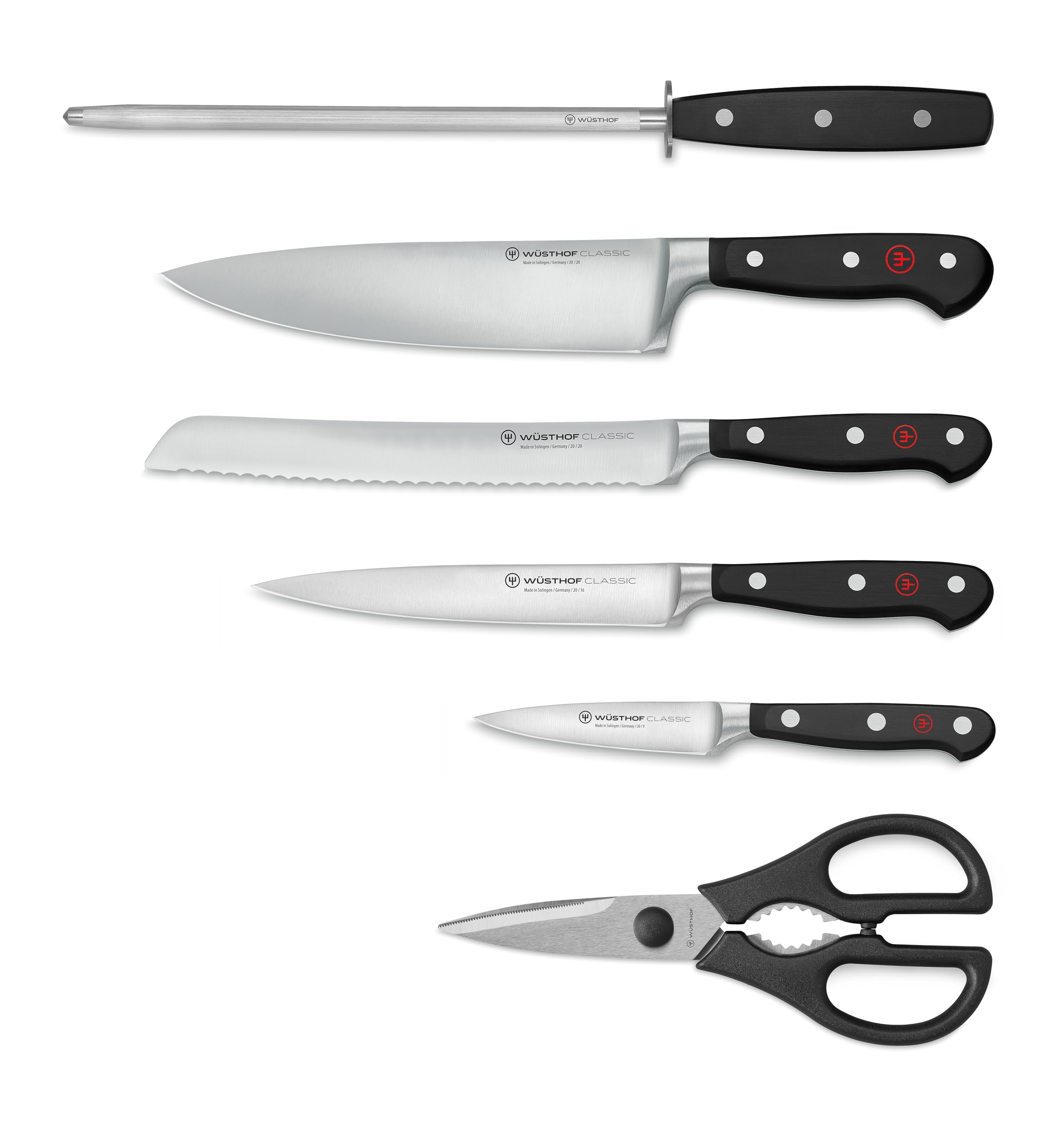 w-sthof-classic-7-piece-knife-block-set-with-13-slot-wood-block image 2