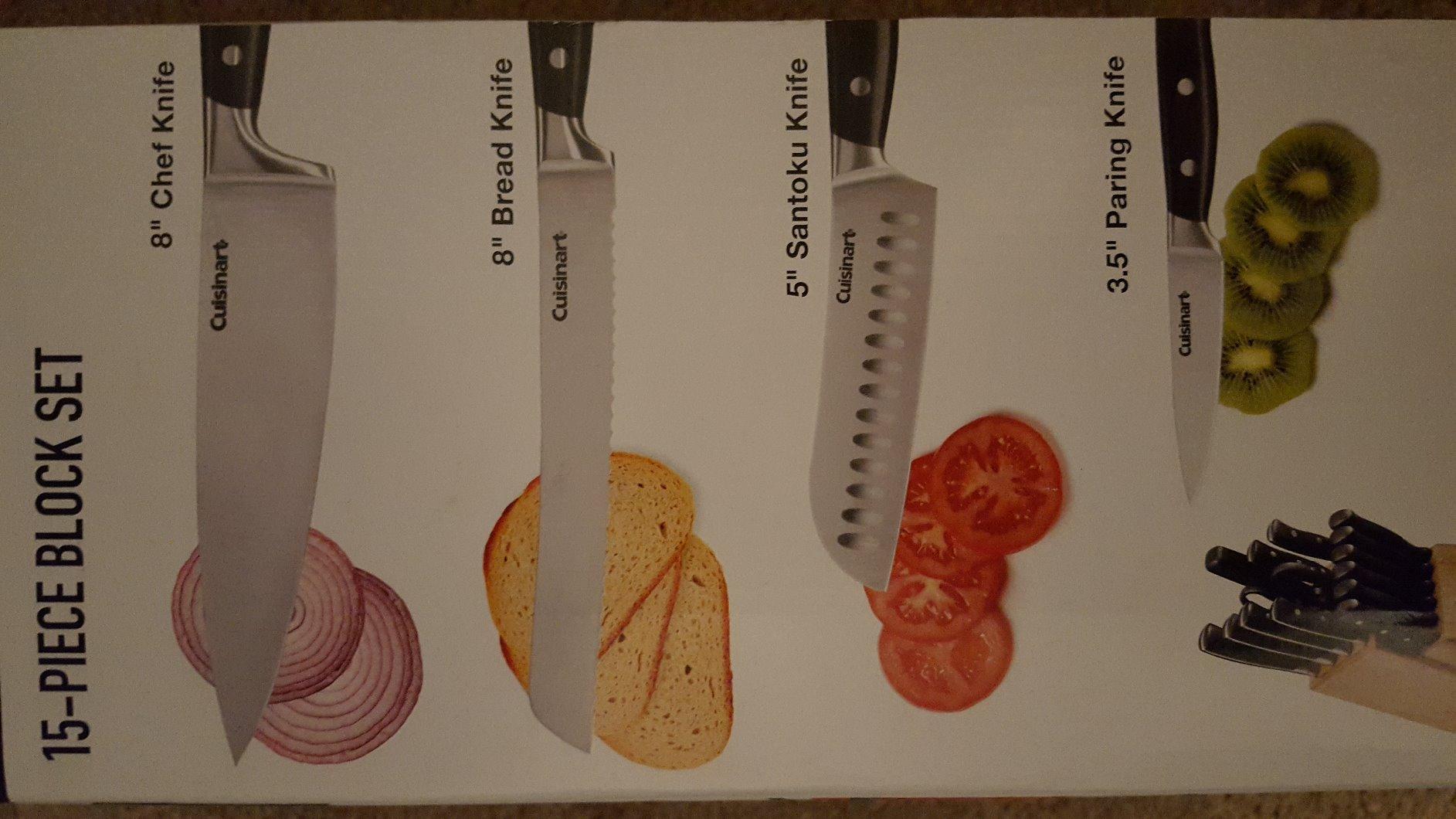 Great knives, but the block is a bit tight