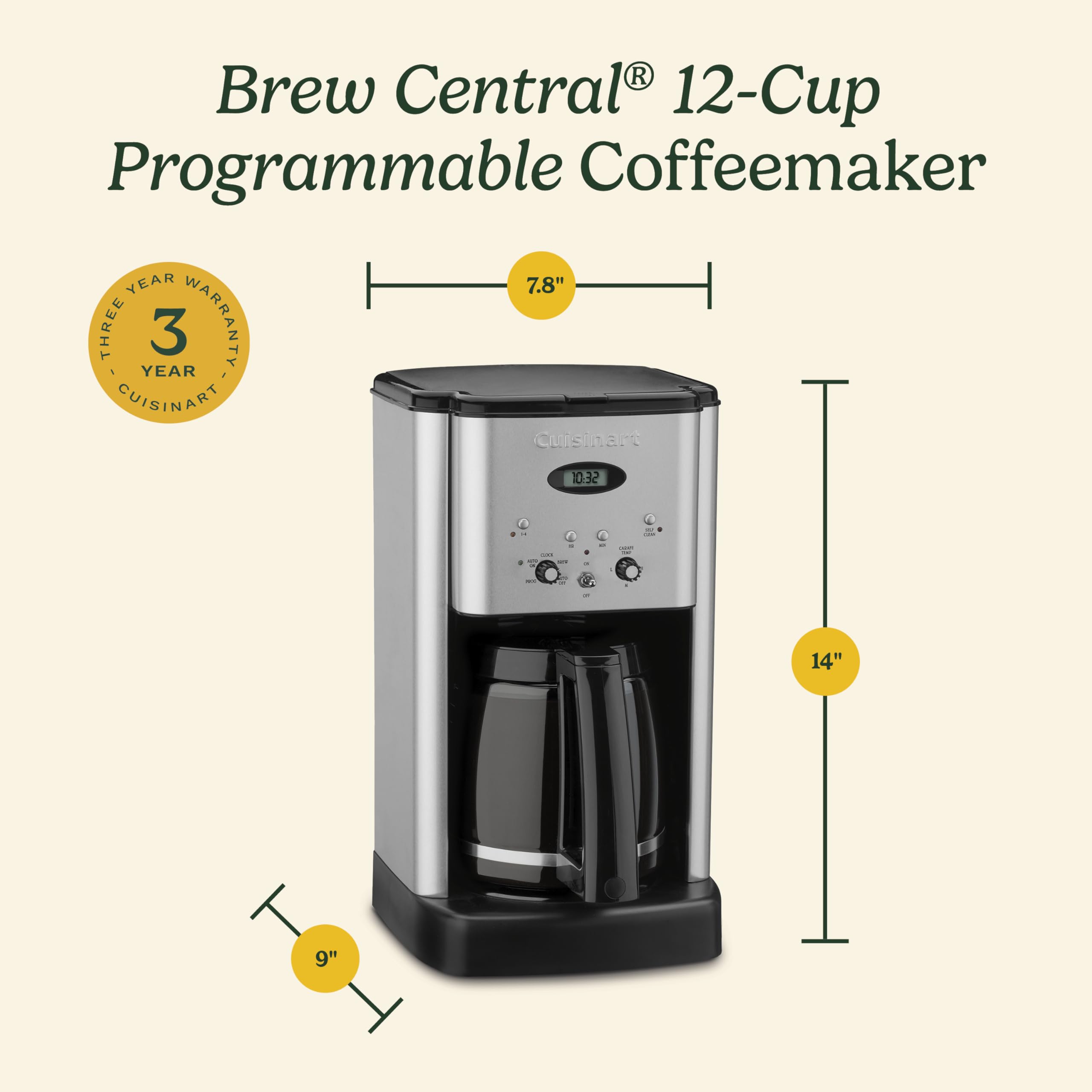 cuisinart-dcc-1200p1-brew-central-12-cup-programmable-coffeemaker-with-carafe-br image 7