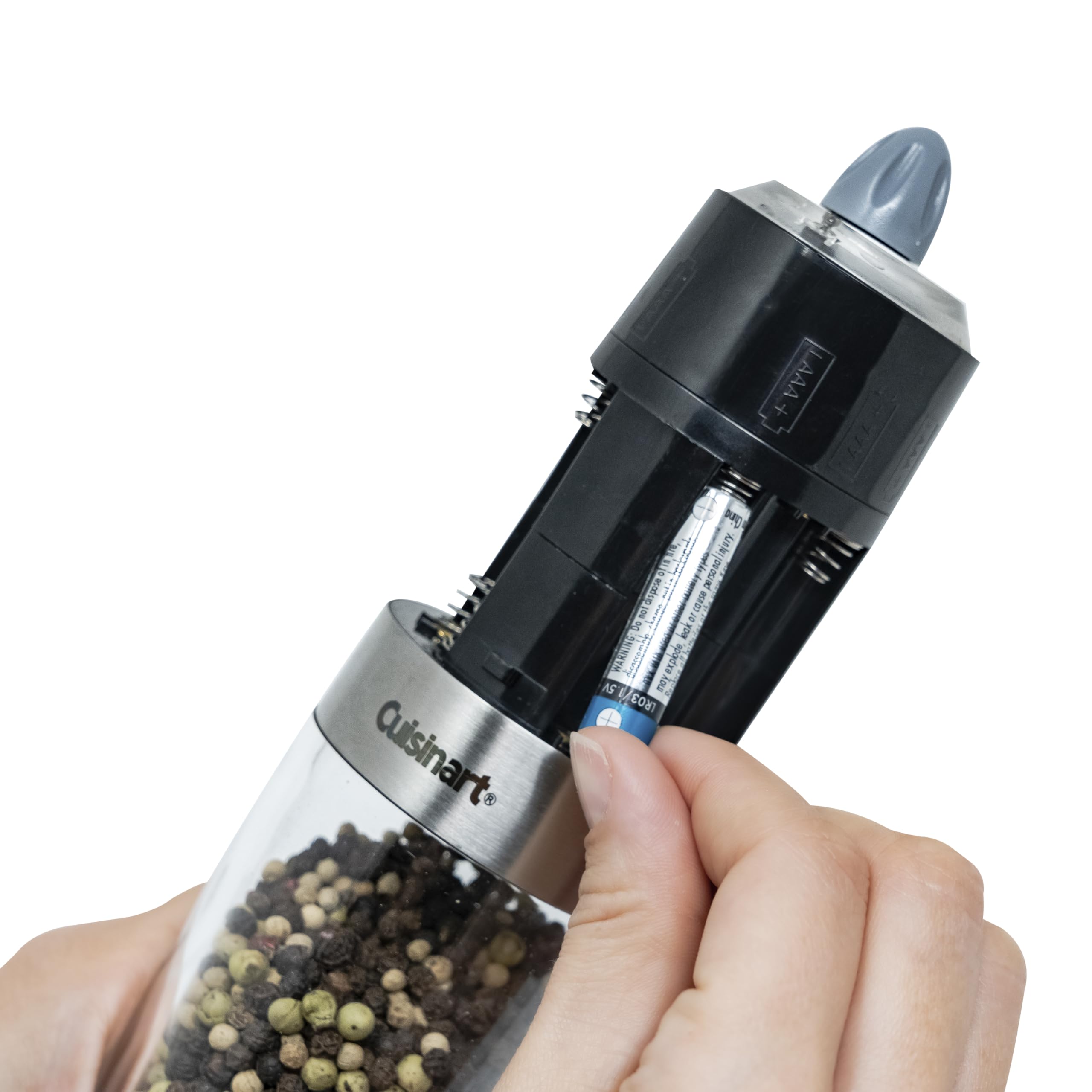 cuisinart-css-2424-gravity-salt-and-pepper-spice-mill-with-blue-led-light-2-3-cu image 6
