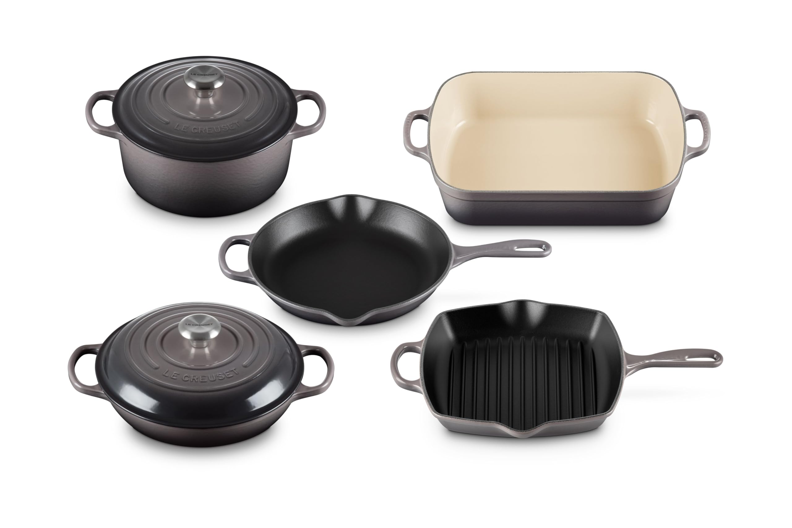 le-creuset-enameled-cast-iron-signature-cookware-set-5-piece-flame image 4