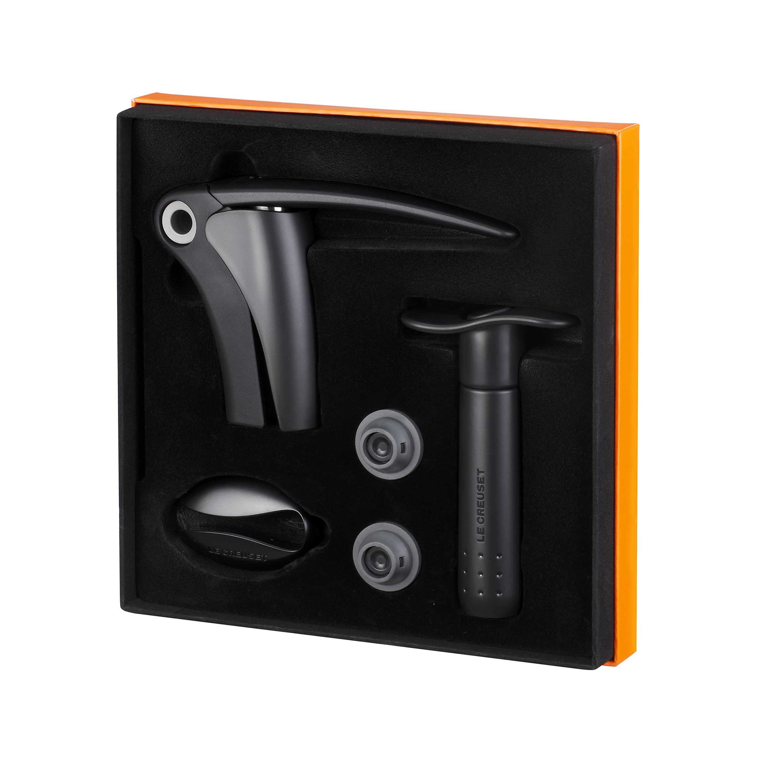le-creuset-wine-tools-gift-set-5pc-black-grey image 4