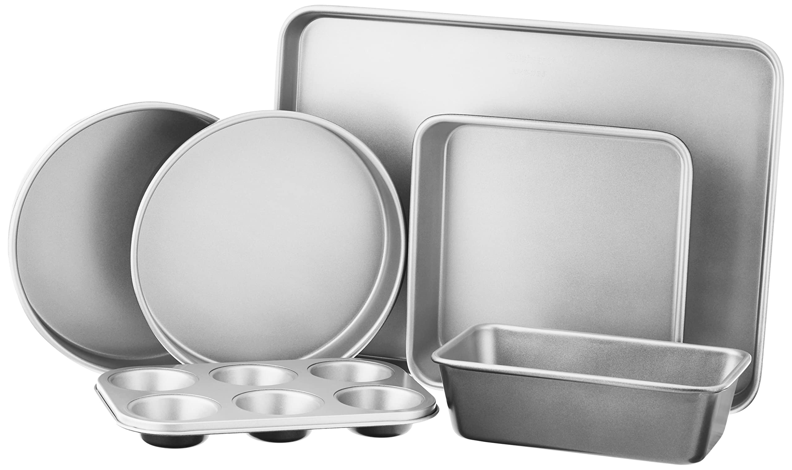 cuisinart-6-piece-classic-bakeware-set-heavy-gauge-steel-nonstick image 1
