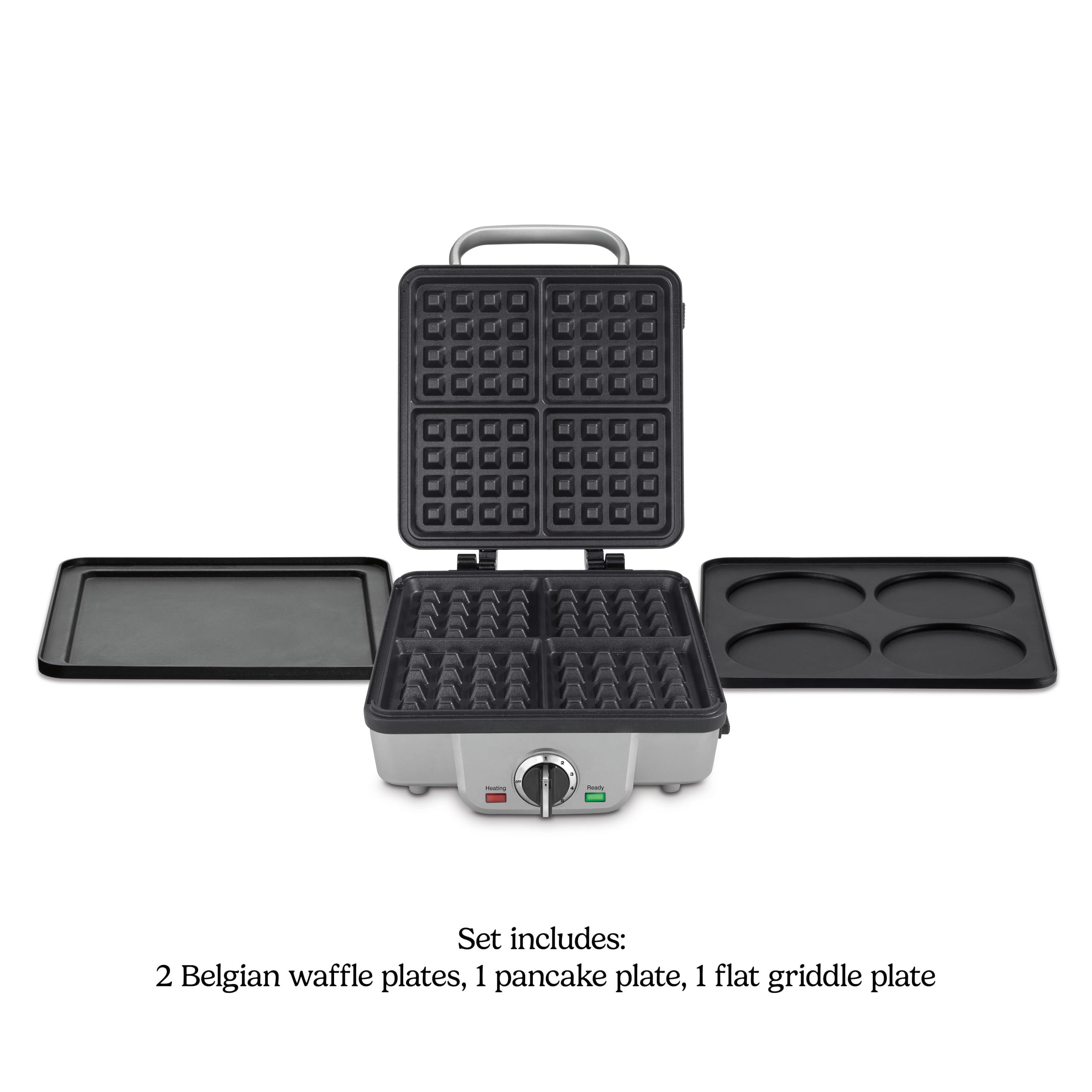 cuisinart-belgian-waffle-maker-with-pancake-plates-6-browning-levels-waf-300p1 image 5