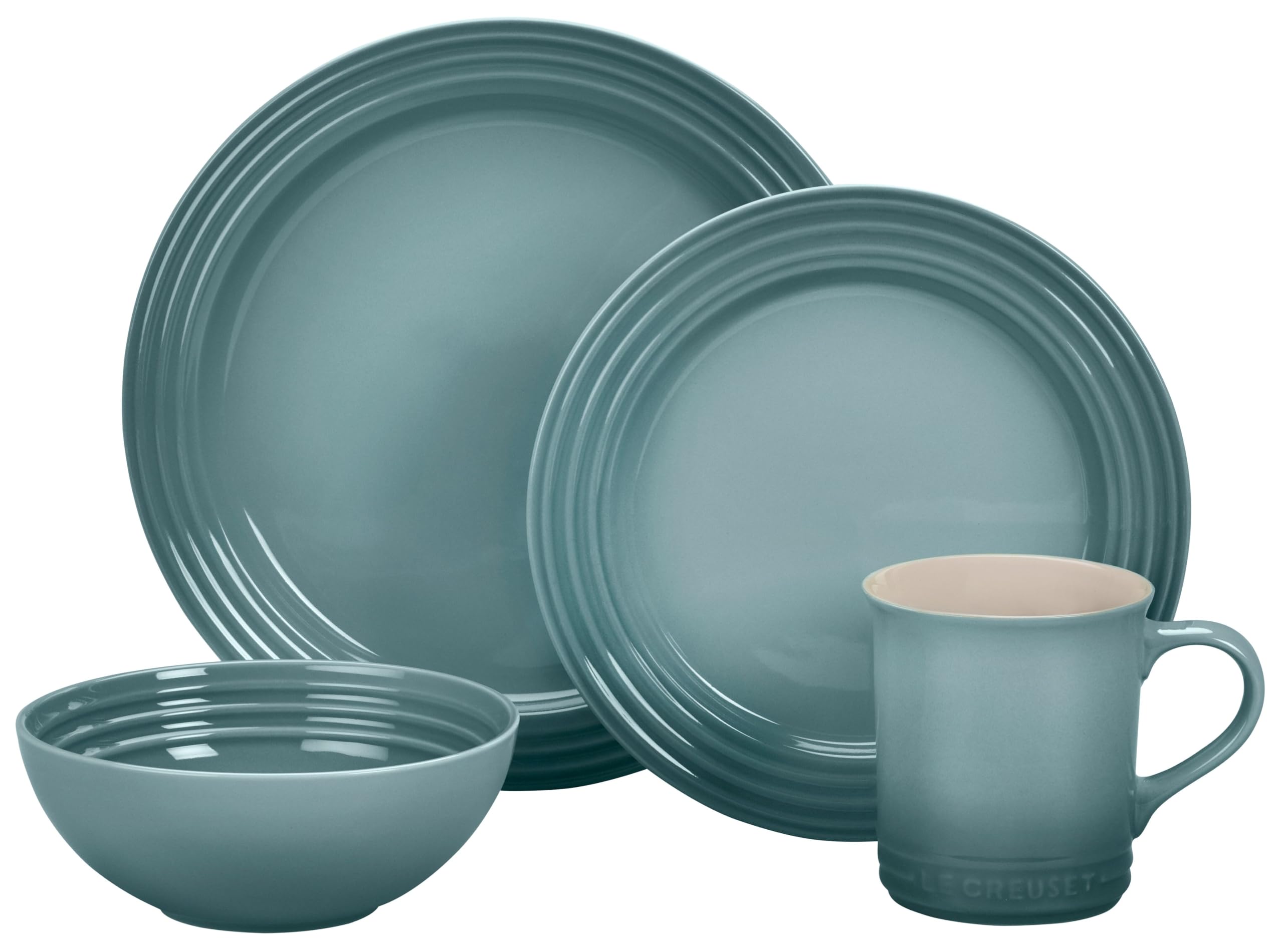 le-creuset-stoneware-dinnerware-set-16-piece-sea-salt image 1