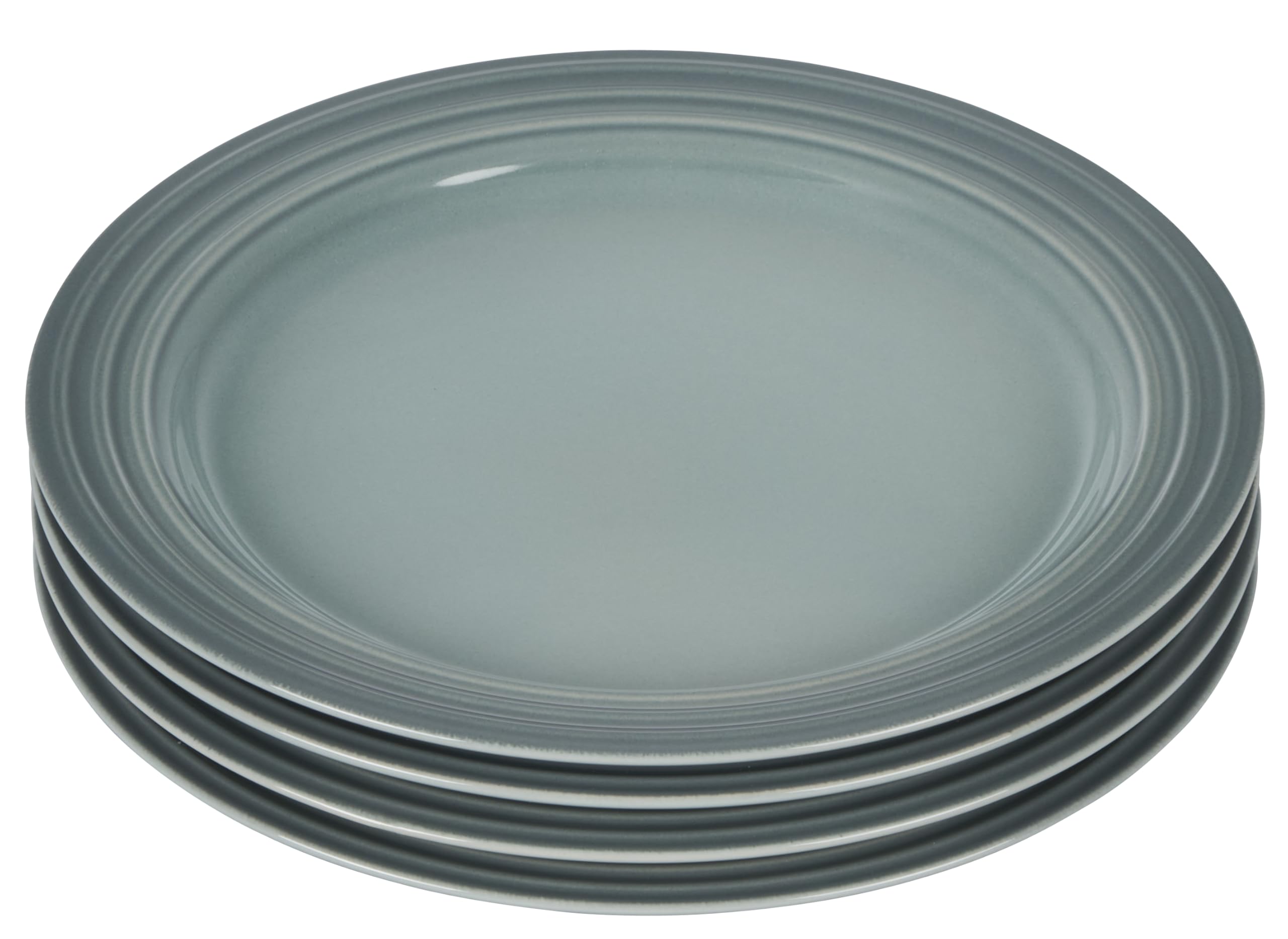 le-creuset-stoneware-salad-plates-set-of-4-8-5-inch-white image 2