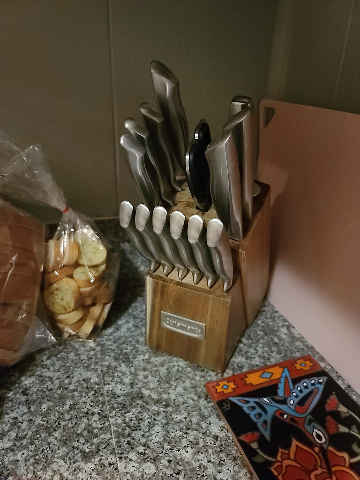 Good knives, but miss one thing