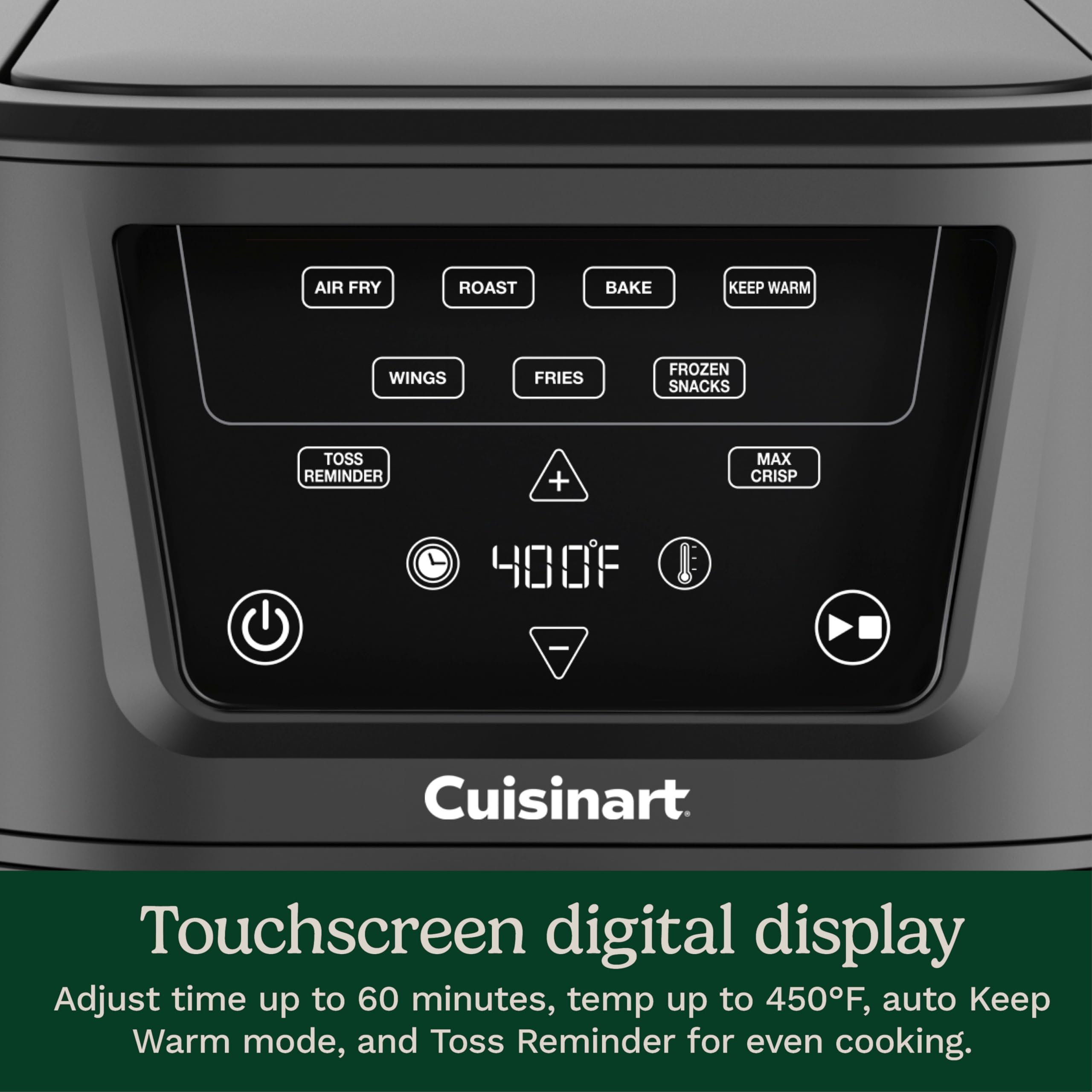 cuisinart-compactmax-8-quart-basket-air-fryer-4-in-1-compact-ceramic-countertop- image 4