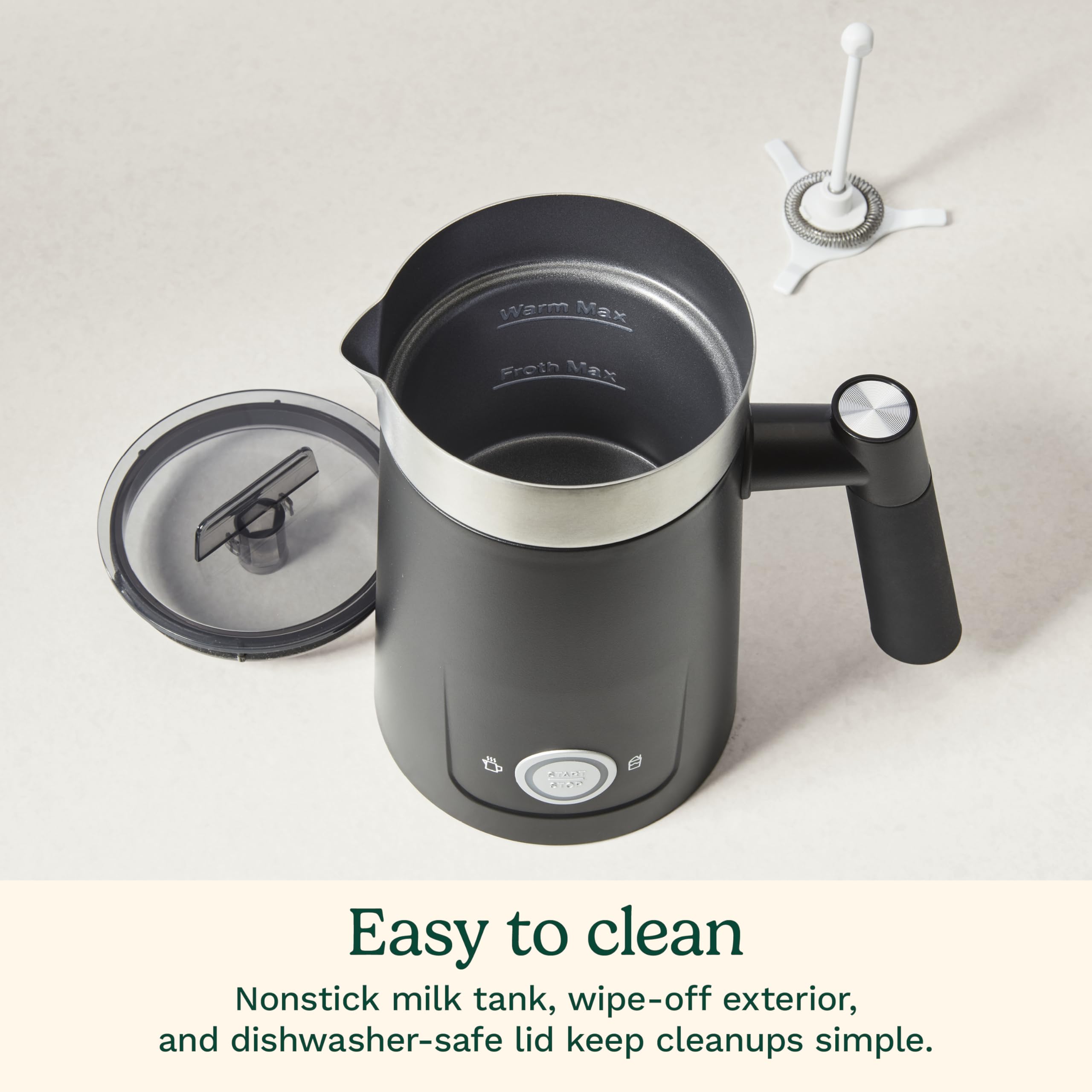 cuisinart-fr-16-hot-and-cold-foam-milk-frother-stainless-steel-nonstick-tank-bla image 6