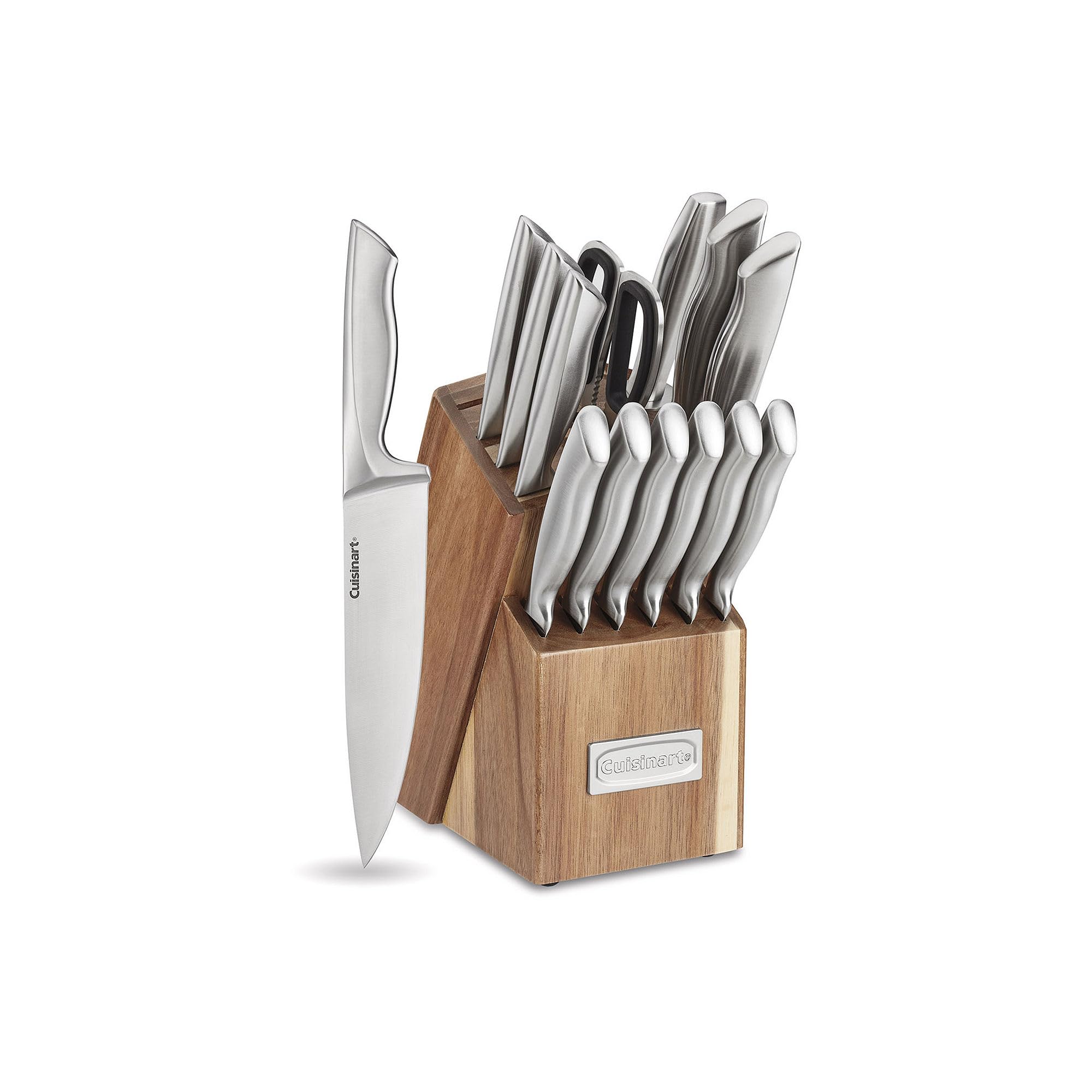cuisinart-15pc-german-stainless-steel-hollow-handle-cutlery-block-set-with-acaci image 1