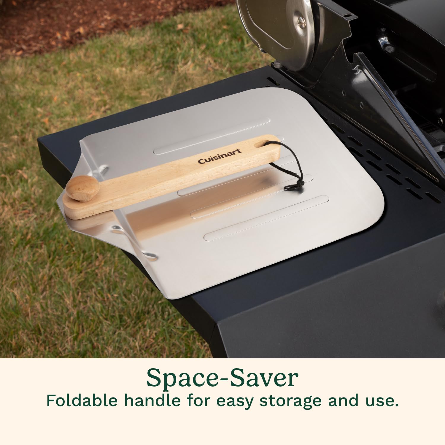 cuisinart-grill-top-pizza-oven-kit-with-cordierite-stone-and-peel-portable-for-g image 4