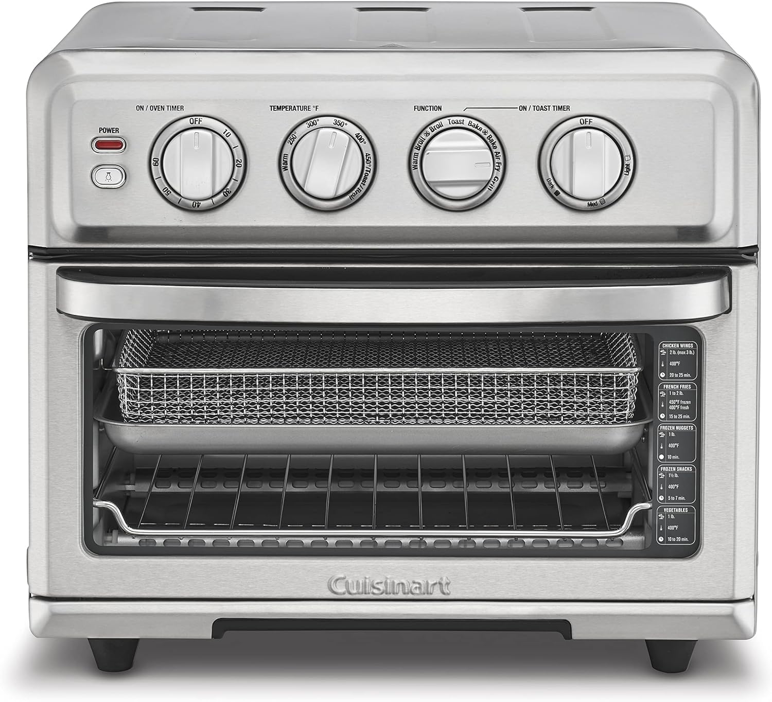 cuisinart-air-fryer-toaster-oven-8-in-1-1800w-stainless-steel-toa-70nas image 1