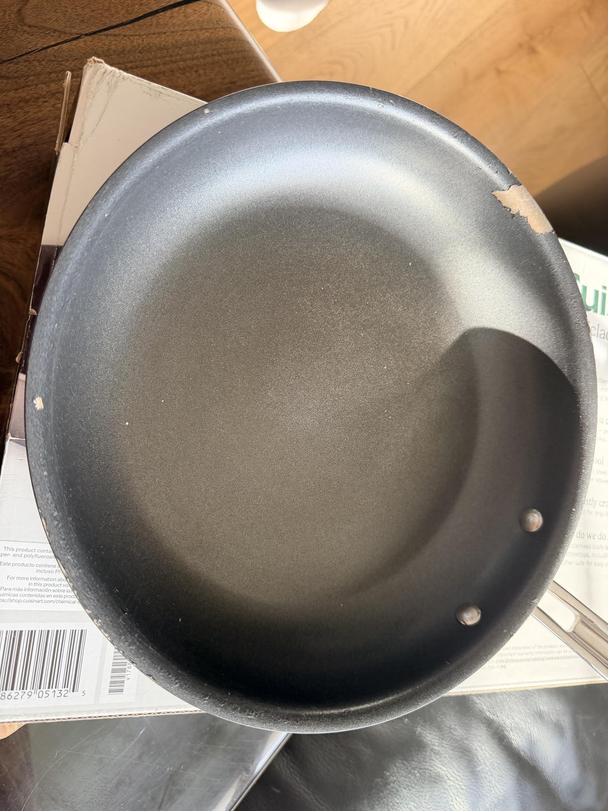 Nice pan, but not for high heat