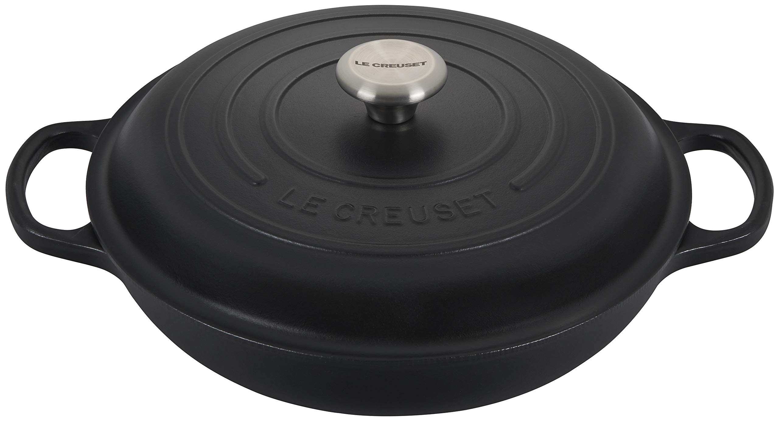 le-creuset-enameled-cast-iron-signature-braiser-3-5-qt-caribbean image 2