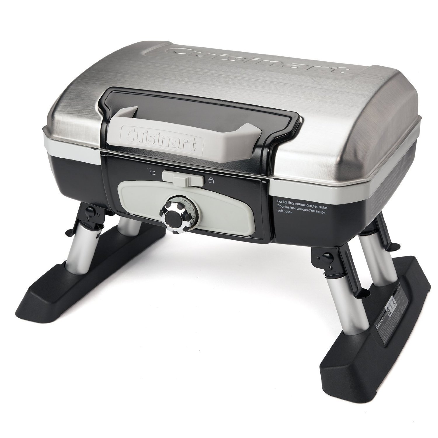 cuisinart-petite-gourmet-portable-gas-grill-compact-tabletop-bbq-with-5-500-btu- image 7