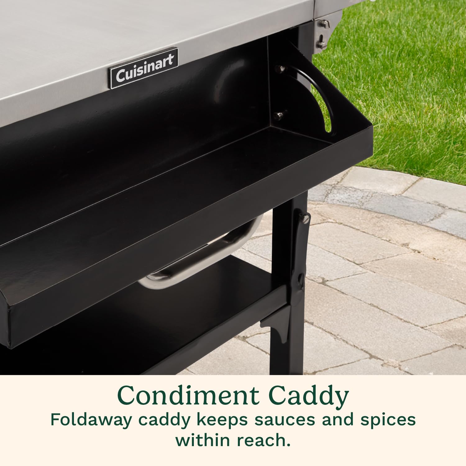 cuisinart-prep-n-cook-outdoor-table-grill-stand-stainless-steel-folding-prep-sta image 3
