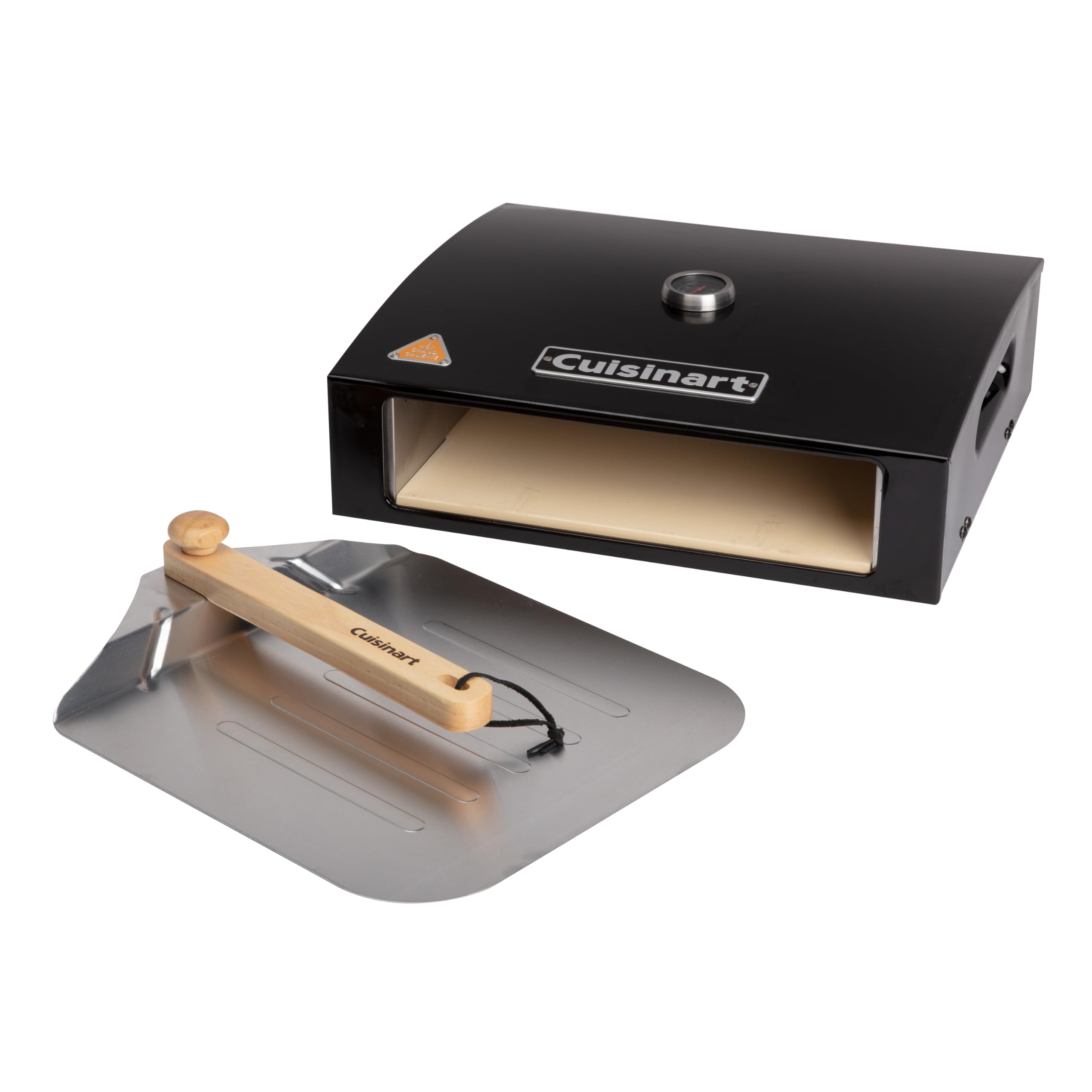 cuisinart-grill-top-pizza-oven-kit-with-cordierite-stone-and-peel-portable-for-g image 7