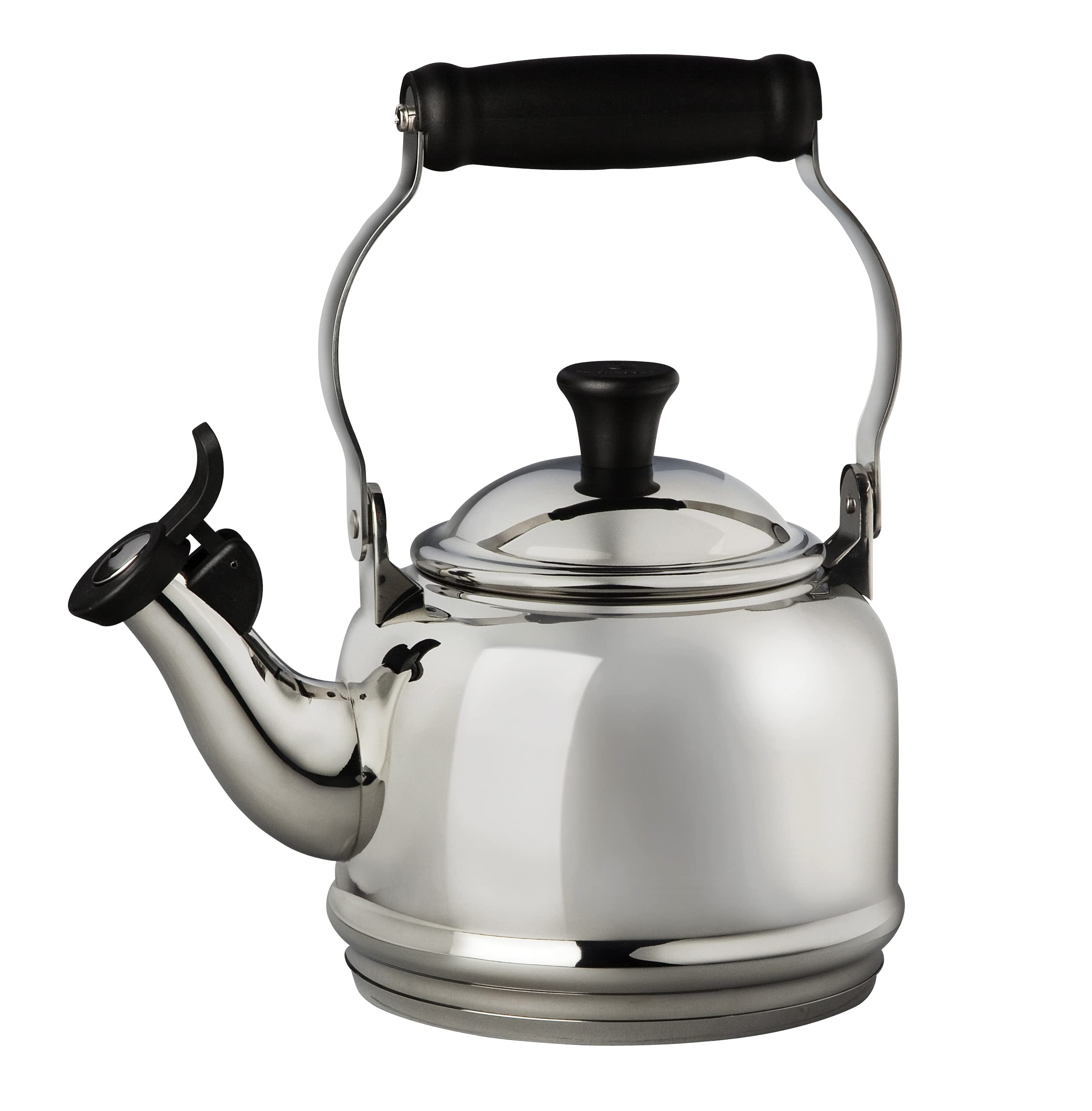 le-creuset-enamel-on-steel-demi-tea-kettle-1-25-qt-artichaut-fast-heating-whistl image 6