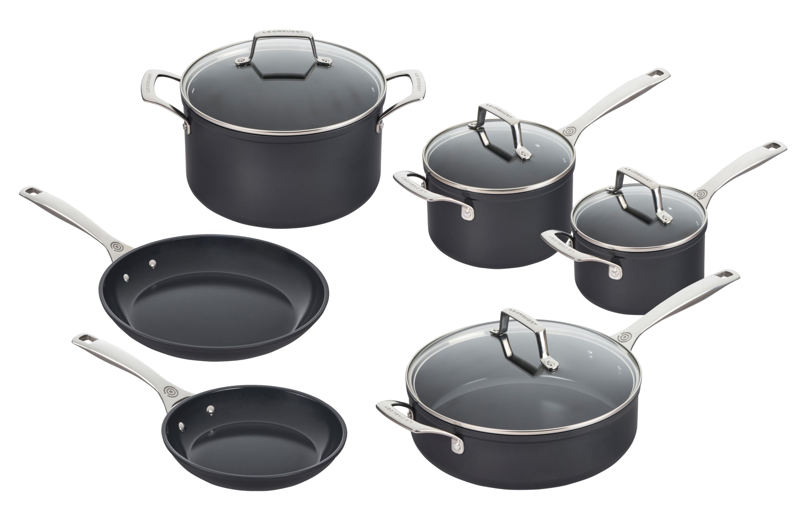 le-creuset-essential-non-stick-ceramic-10-piece-cookware-set image 1