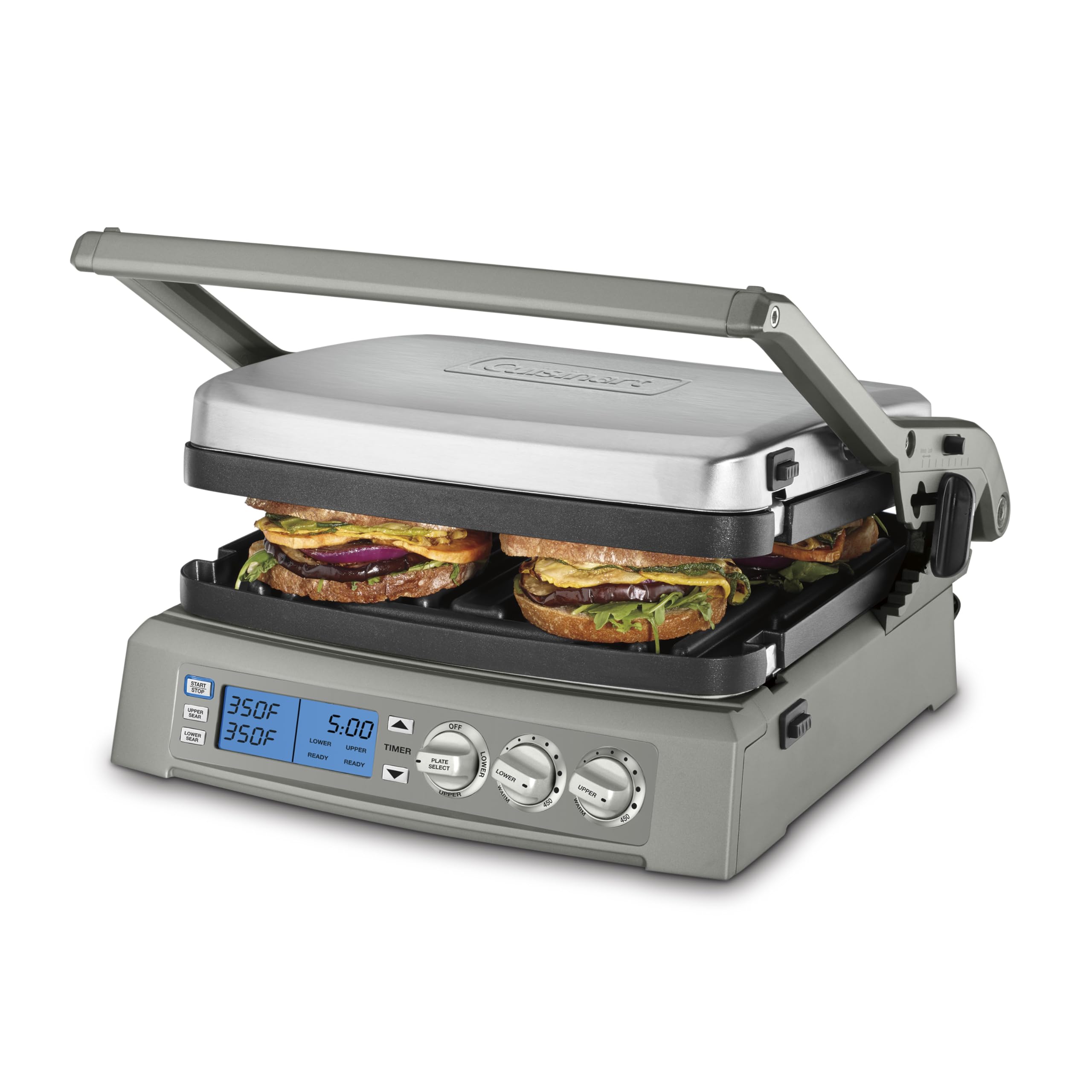 cuisinart-gr-300wsp1-6-in-1-elite-griddler-electric-grill-griddle-with-500-f-sea image 7